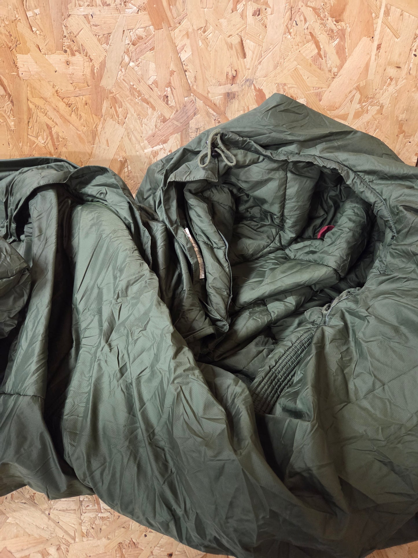 Genuine British Army Issue Modular Medium Weight Sleeping Bag Olive Green Ripstop