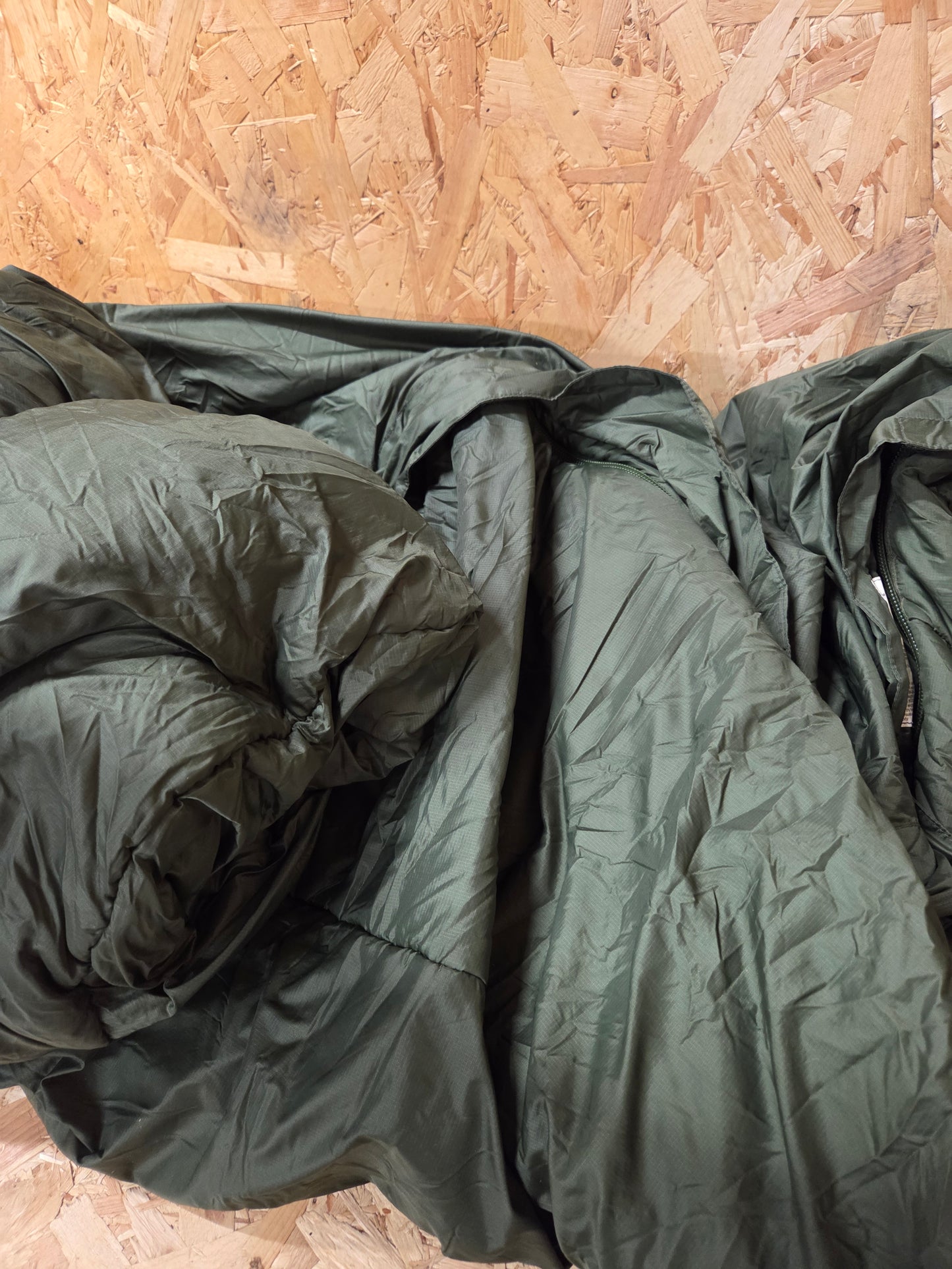 Genuine British Army Issue Modular Medium Weight Sleeping Bag Olive Green Ripstop