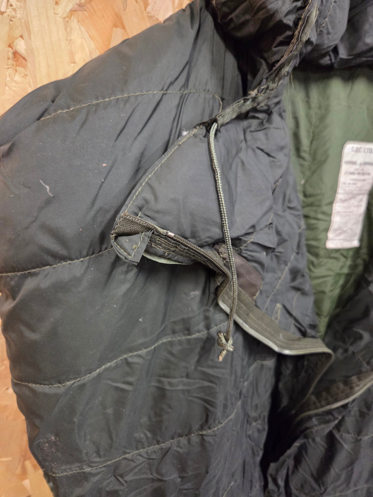Genuine British Army Sleeping Bag Issue Pattern 58 Goose Down Arctic Cold Weather Military Surplus Olive Green