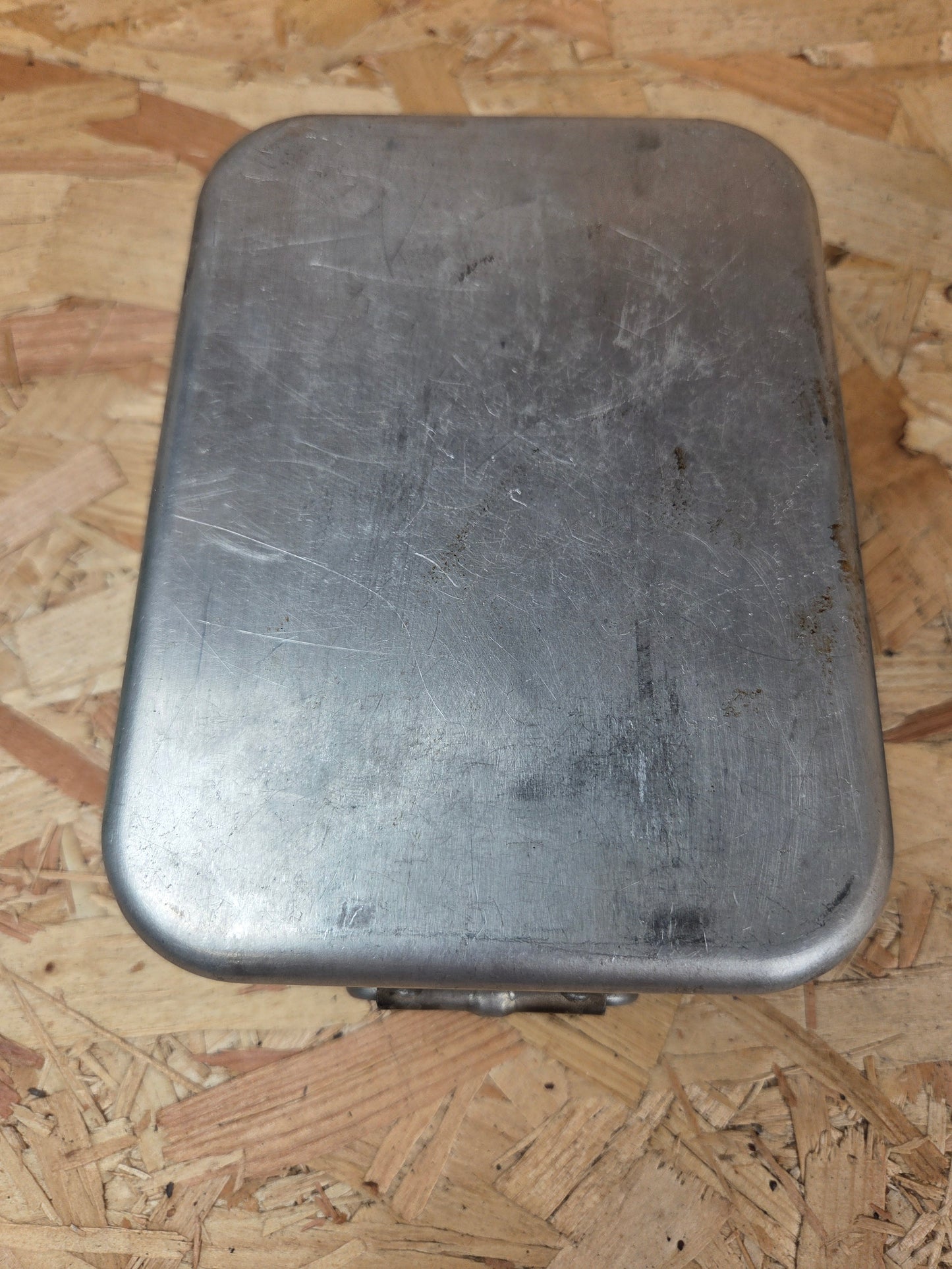 Genuine British Army Issue Mess Tin Set of 2 Aluminium Camping Bushcraft Cook Set Nesting Pair Set Cadet Folding Handle