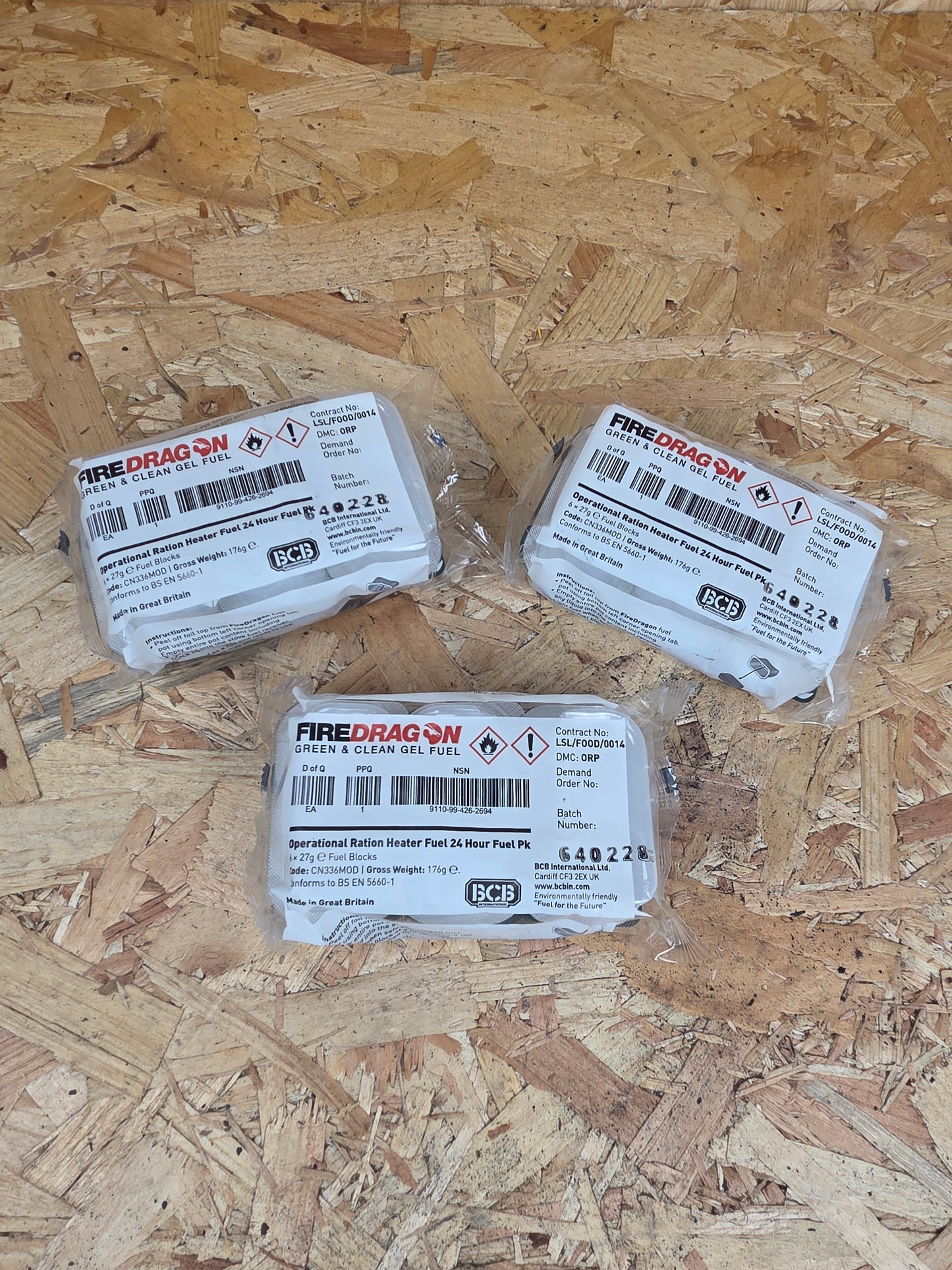 18 x Solid Fuel Blocks 24 Hour FireDragon Heat Source Ration Heater Stove Camp Tablets Camping Bushcraft Cadets DofE