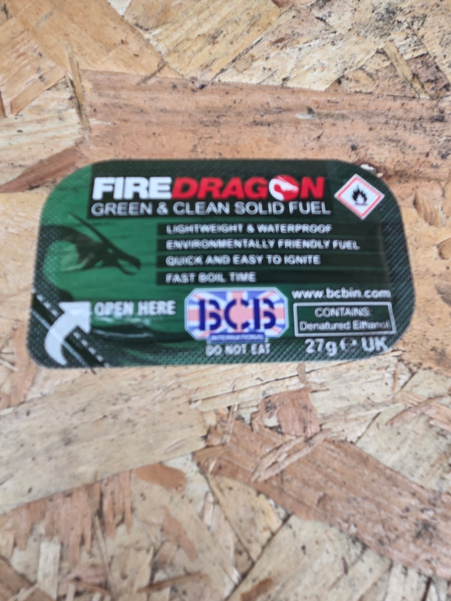 18 x Solid Fuel Blocks 24 Hour FireDragon Heat Source Ration Heater Stove Camp Tablets Camping Bushcraft Cadets DofE