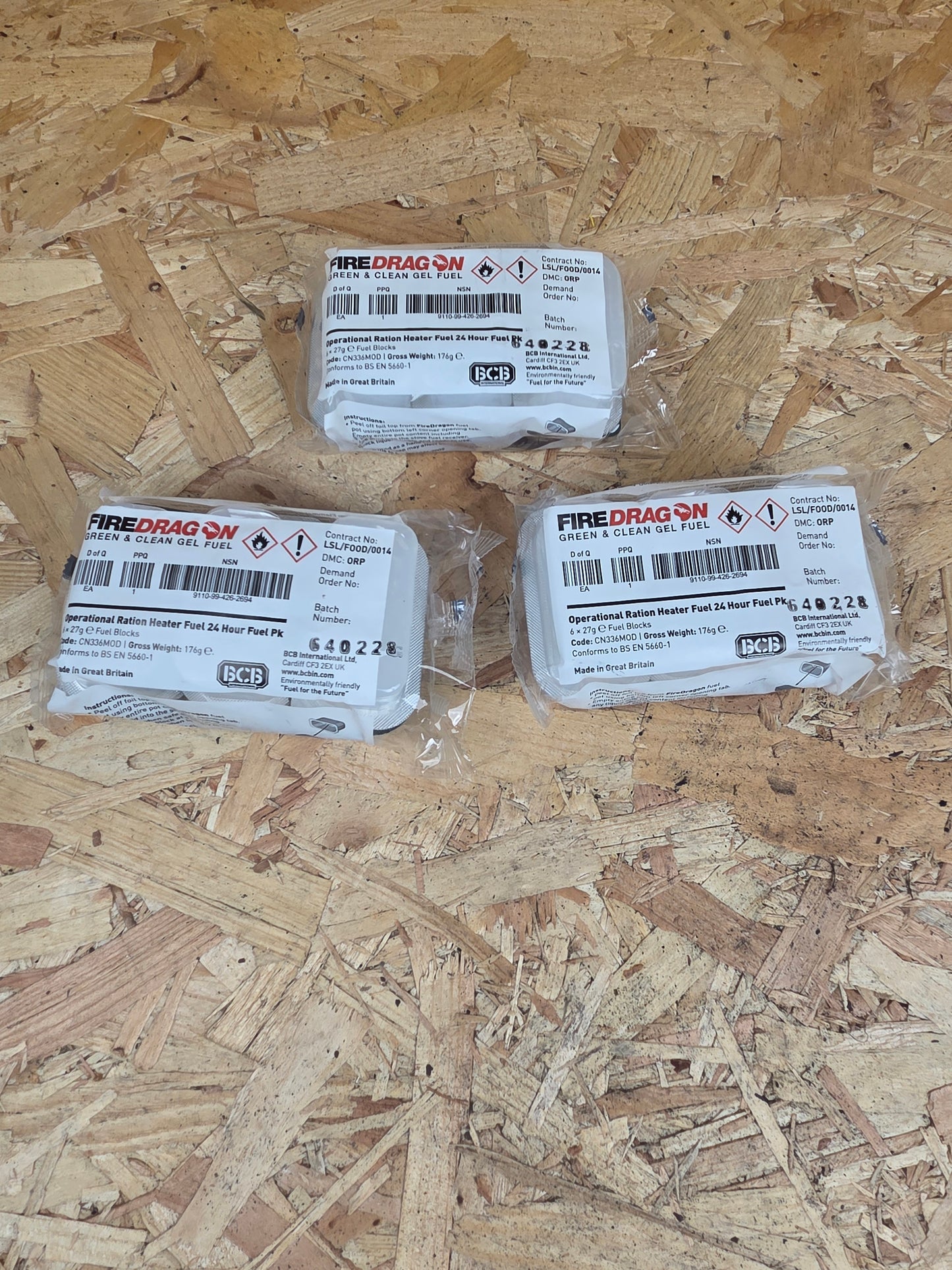 18 x Solid Fuel Blocks 24 Hour FireDragon Heat Source Ration Heater Stove Camp Tablets Camping Bushcraft Cadets DofE