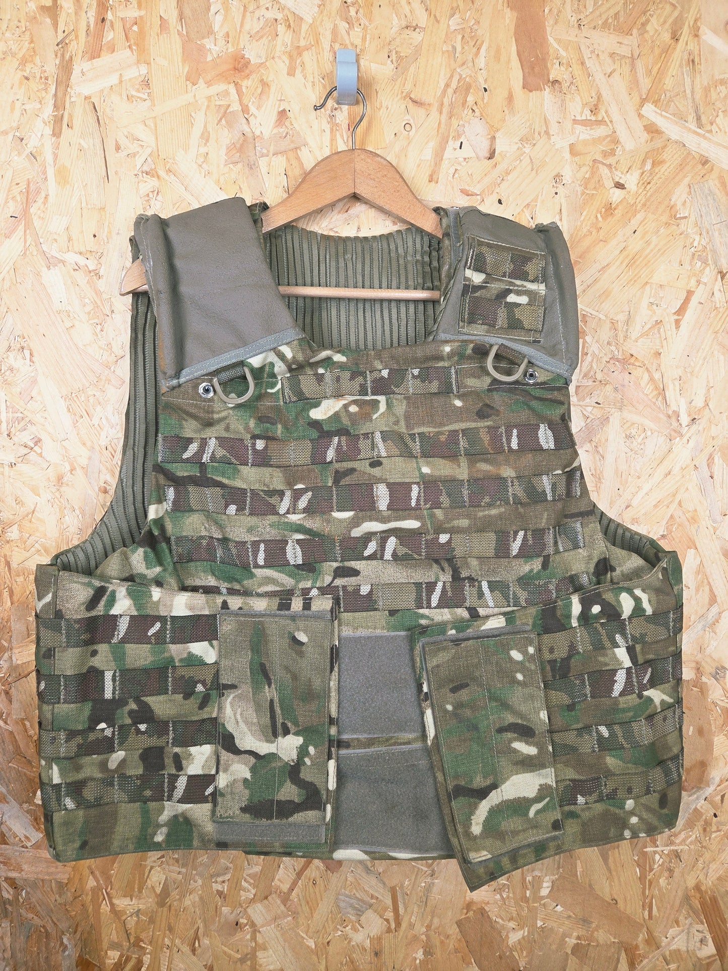 Genuine British Army MTP Molle Body Armour Osprey Plate Carrier Vest Camouflage Load Bearing Tactical Paintball Airsoft