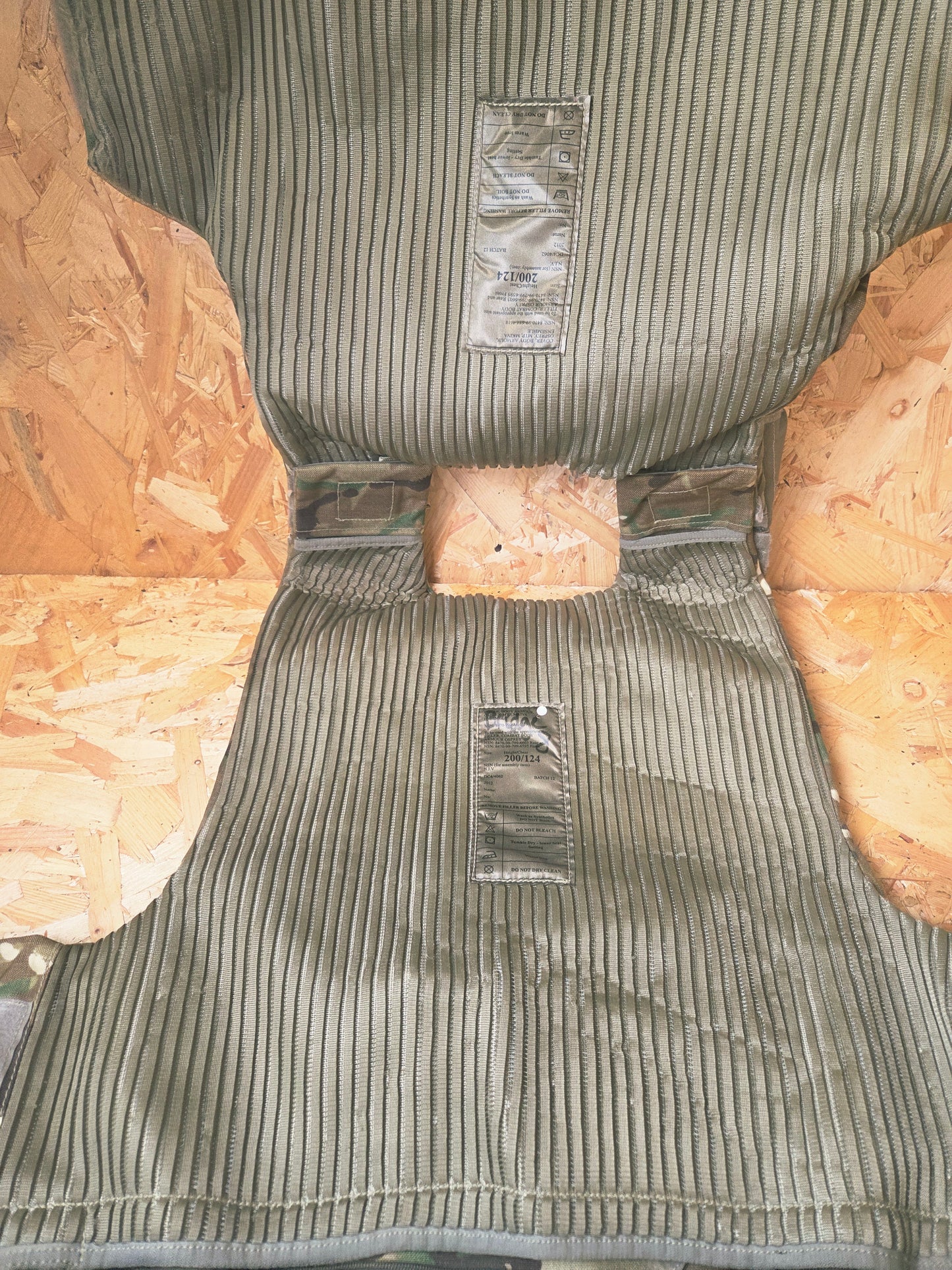 Genuine British Army MTP Molle Body Armour Osprey Plate Carrier Vest Camouflage Load Bearing Tactical Paintball Airsoft