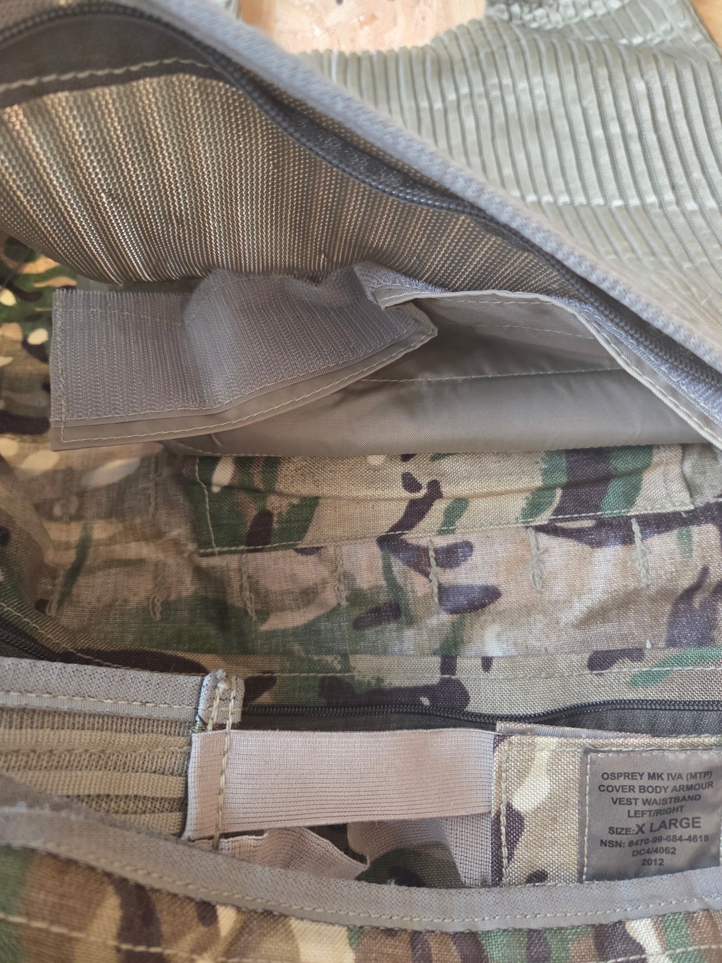 Genuine British Army MTP Molle Body Armour Osprey Plate Carrier Vest Camouflage Load Bearing Tactical Paintball Airsoft