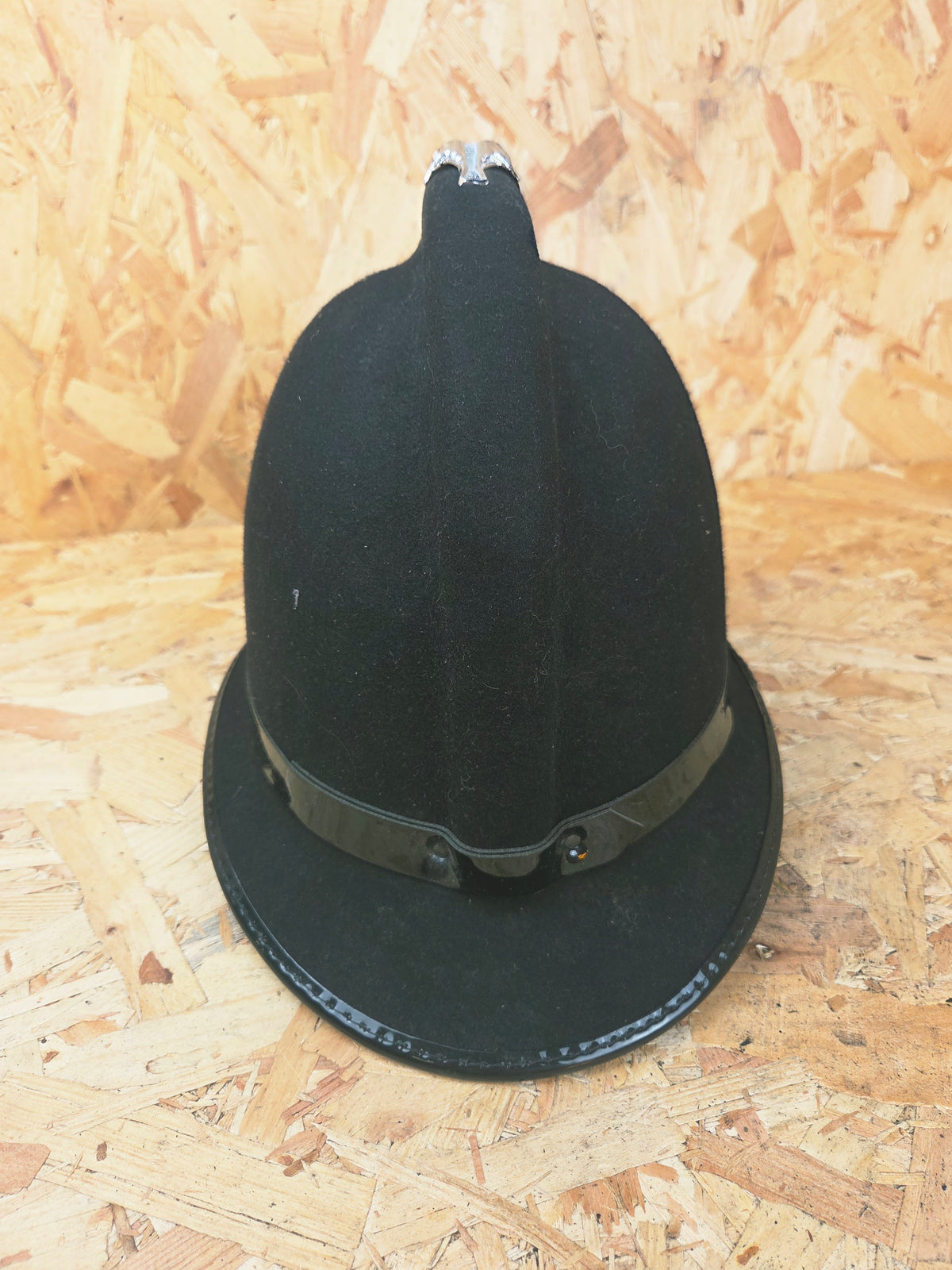 British Police Custodian Coxcomb Helmet - Black Band