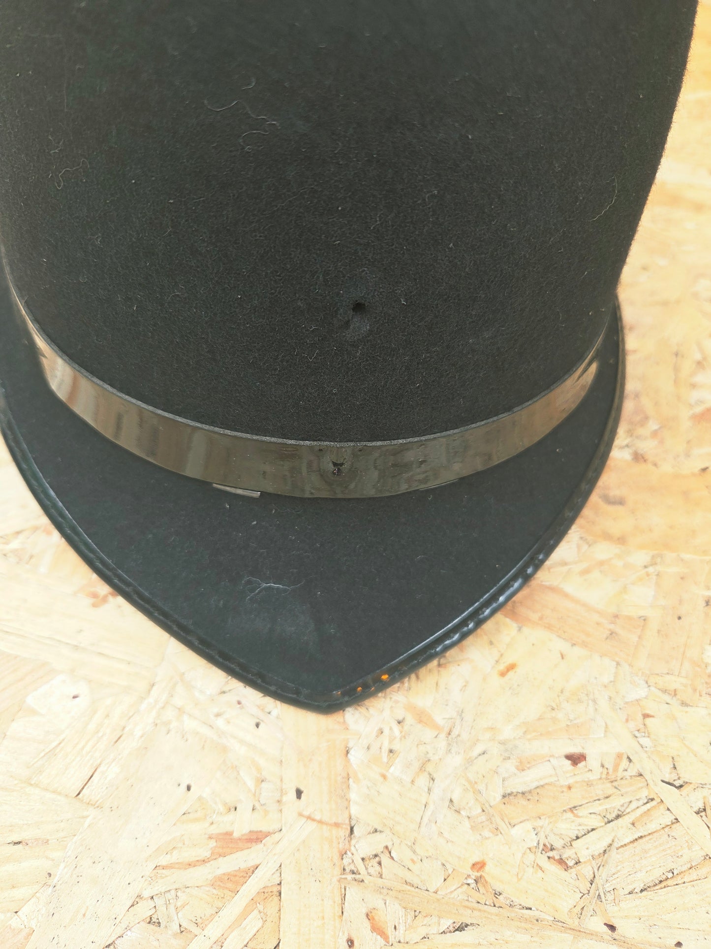 British Police Custodian Coxcomb Helmet - Black Band