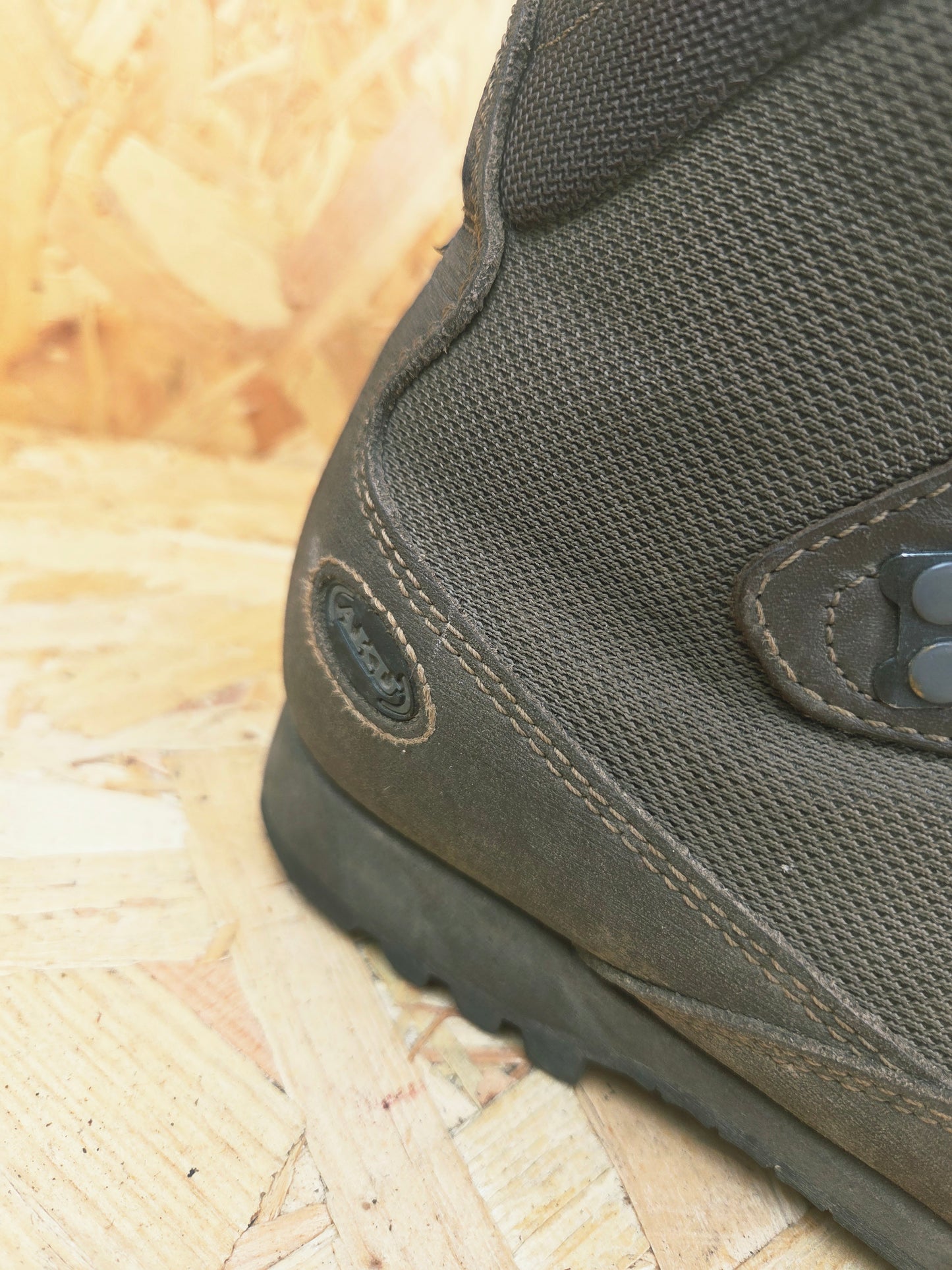 Genuine AKU Military Patrol Leather Hiking Boots - Brown Lightweight UK 6