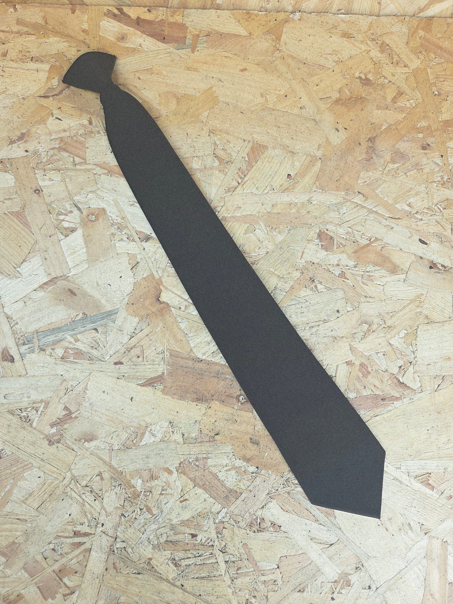Genuine British Police Clip on Tie Black Uniform Security Theatre Fancy Dress TV Film Cosplay