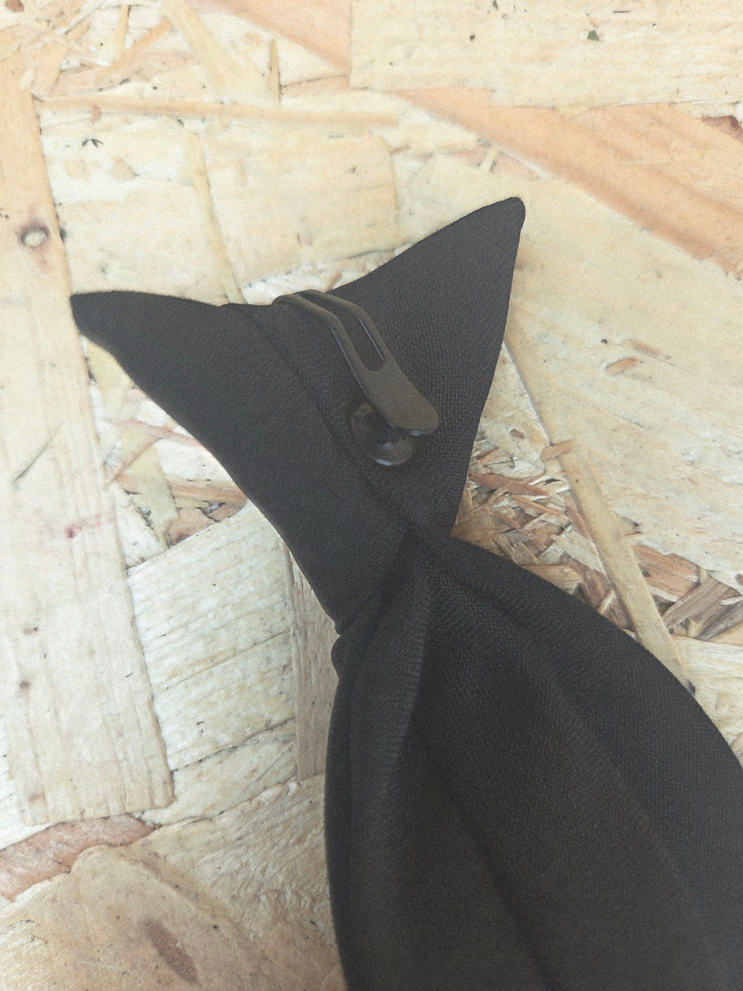 Genuine British Police Clip on Tie Black Uniform Security Theatre Fancy Dress TV Film Cosplay