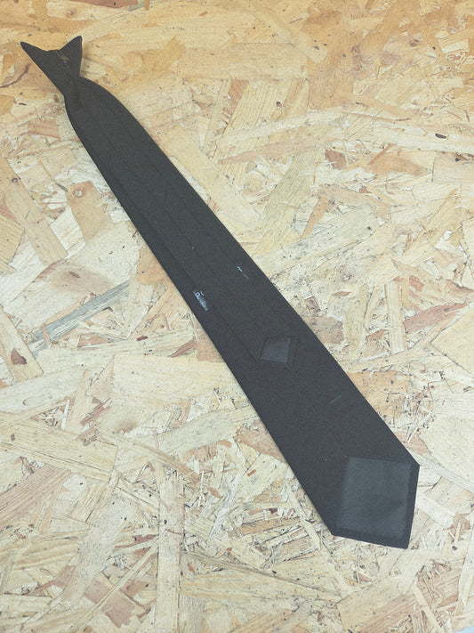 Genuine British Police Clip on Tie Black Uniform Security Theatre Fancy Dress TV Film Cosplay