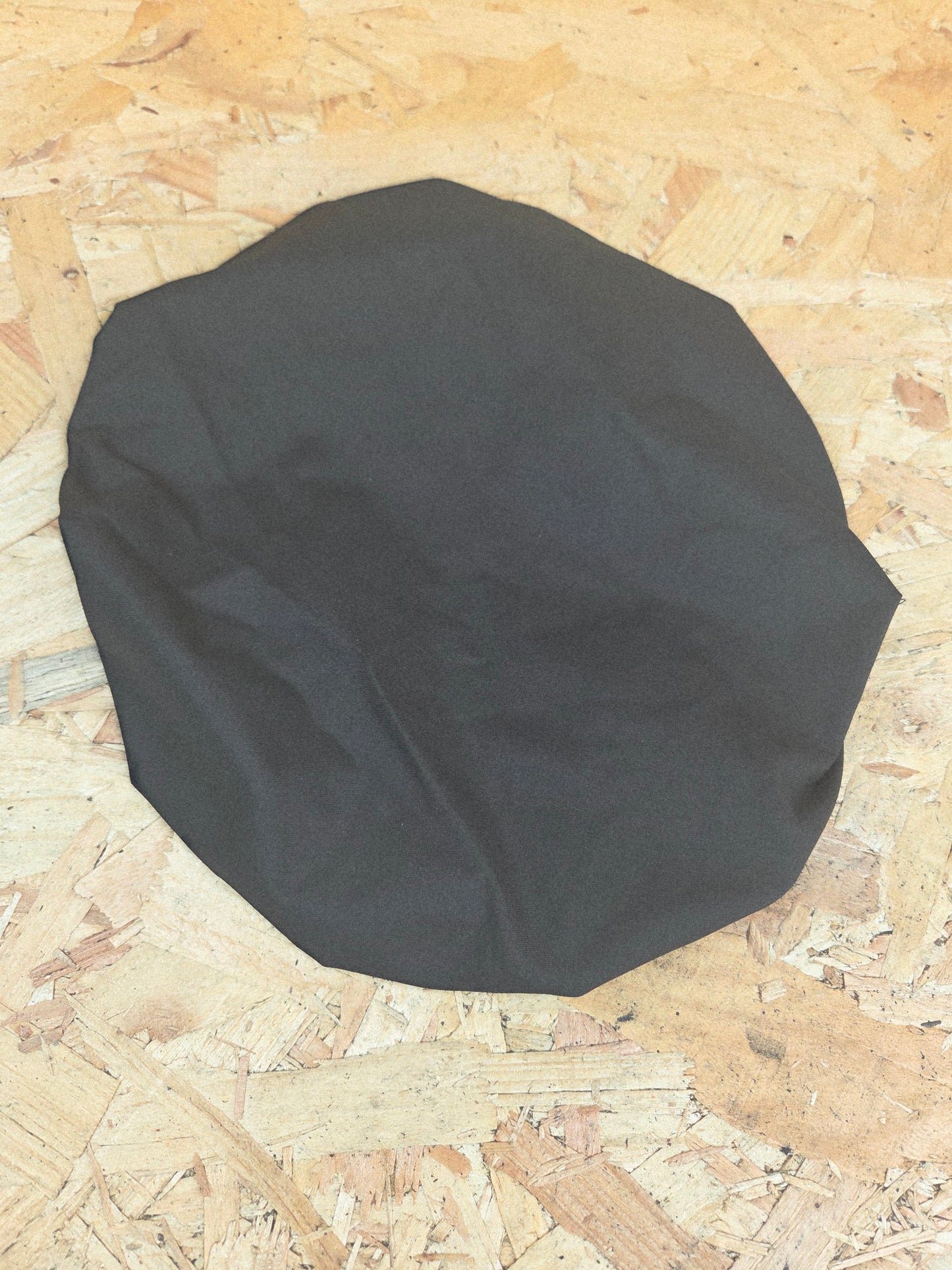Niton Flat Peaked Cap Rain Cover Black Elasticated Waterproof Tactical Hat Protector