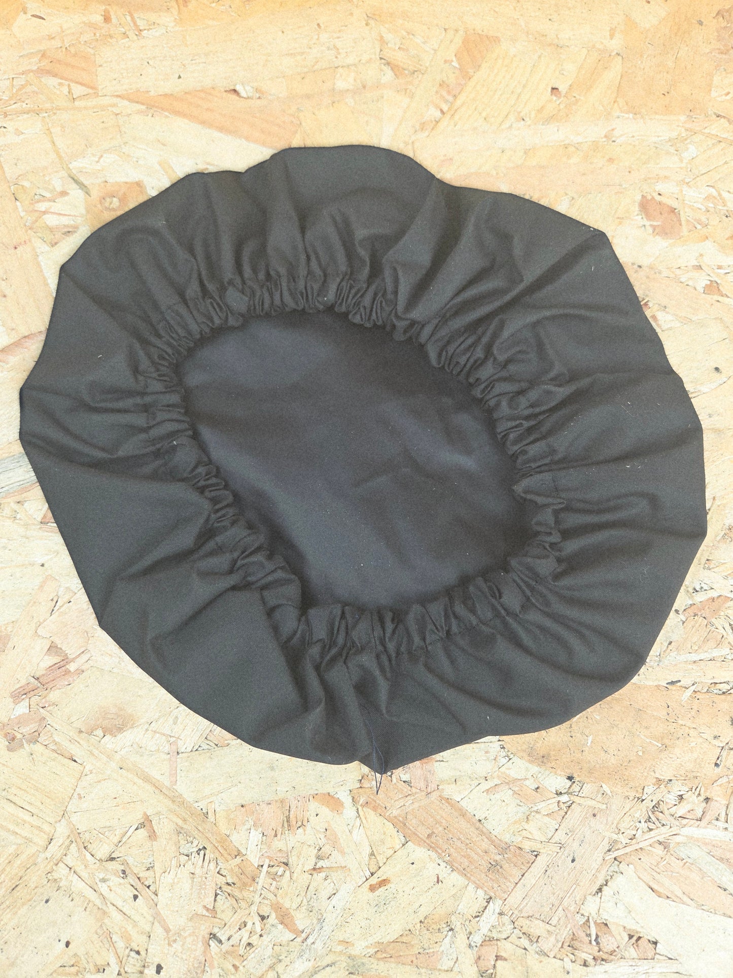 Niton Flat Peaked Cap Rain Cover Black Elasticated Waterproof Tactical Hat Protector