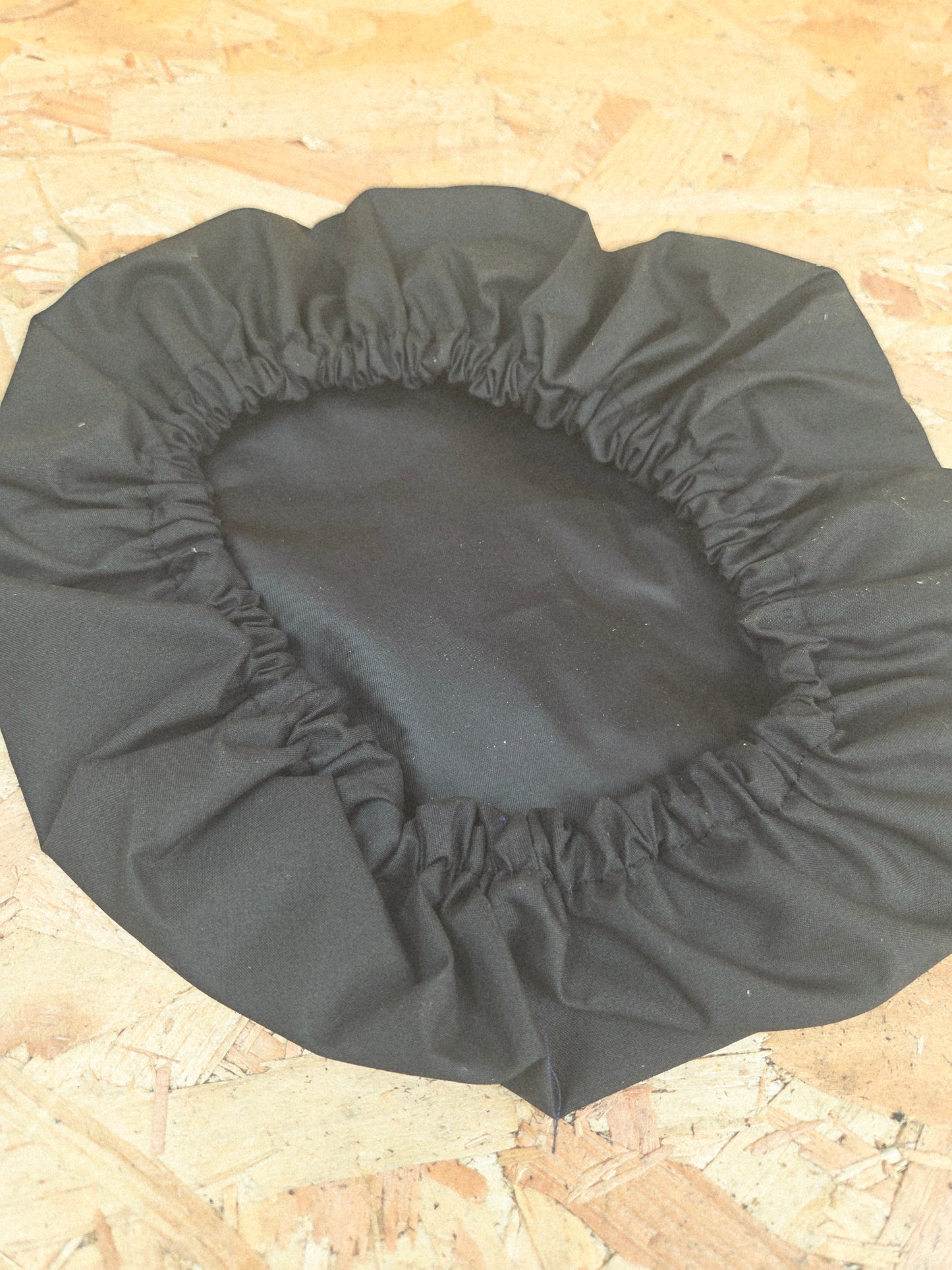 Niton Flat Peaked Cap Rain Cover Black Elasticated Waterproof Tactical Hat Protector