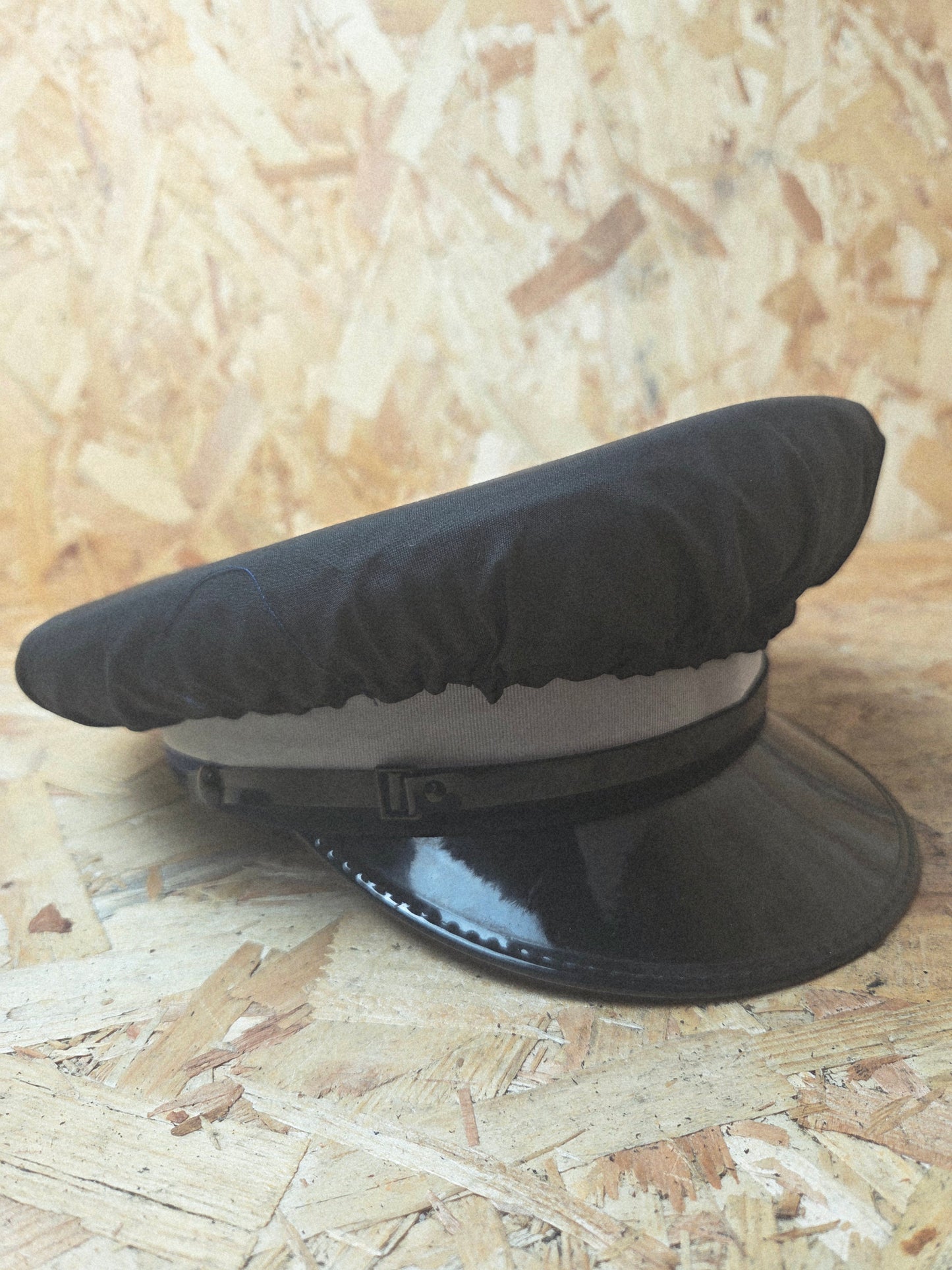 Niton Flat Peaked Cap Rain Cover Black Elasticated Waterproof Tactical Hat Protector