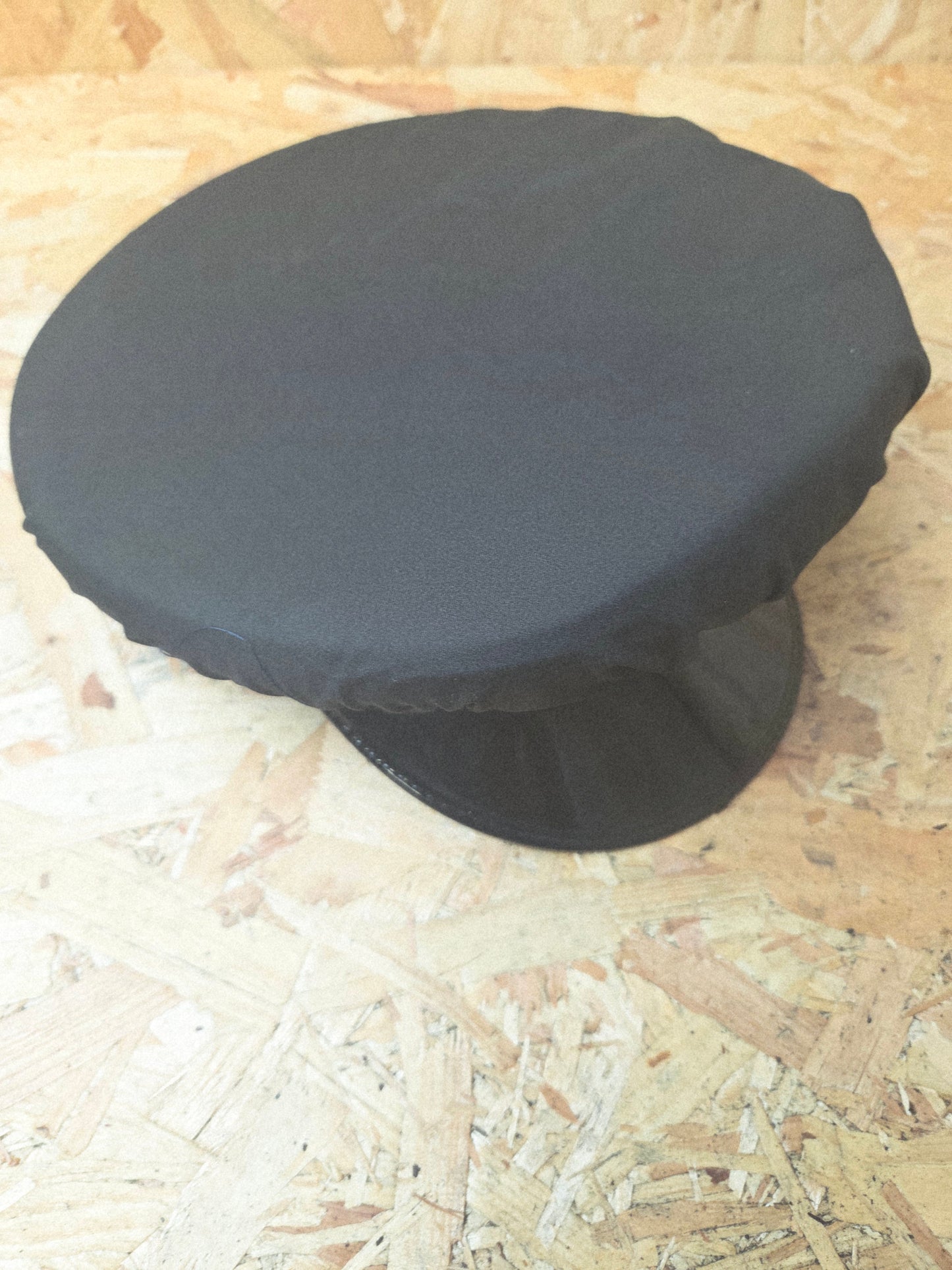 Niton Flat Peaked Cap Rain Cover Black Elasticated Waterproof Tactical Hat Protector