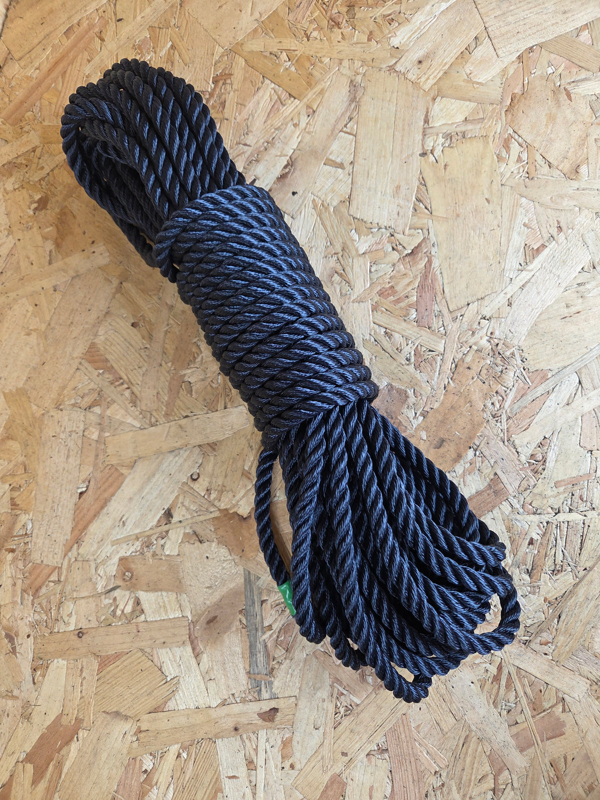 Polyester Rope 3 Strand Navy Blue 12mm x 20m Strong Heavy Duty