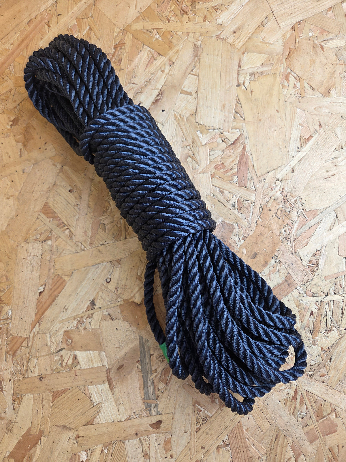 Polyester Rope 3 Strand Navy Blue 12mm x 20m Strong Heavy Duty