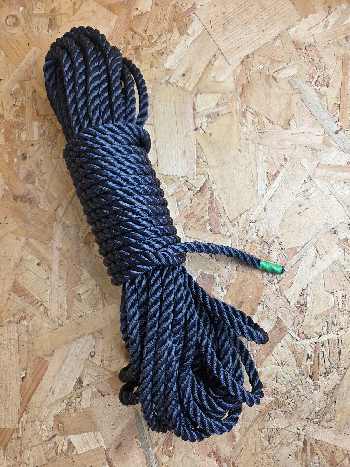 Polyester Rope 3 Strand Navy Blue 12mm x 20m Strong Heavy Duty