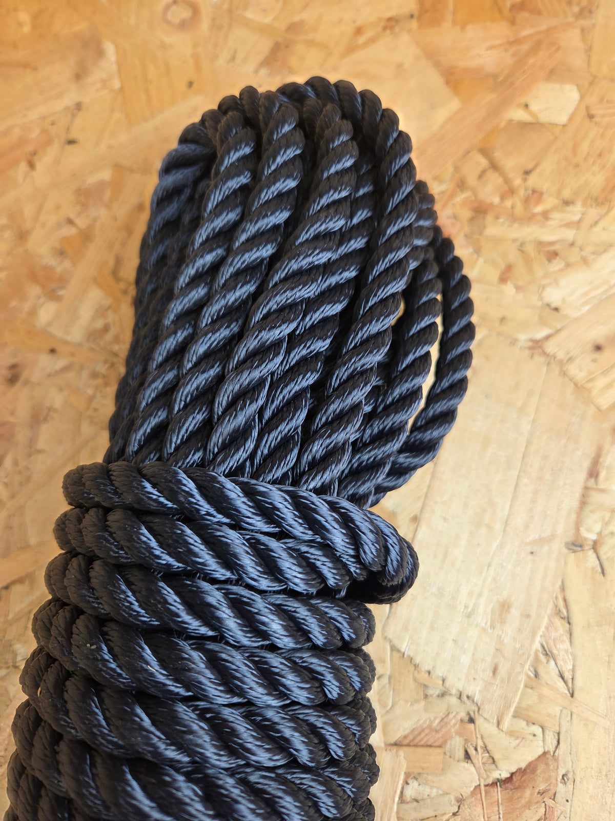 Polyester Rope 3 Strand Navy Blue 12mm x 20m Strong Heavy Duty