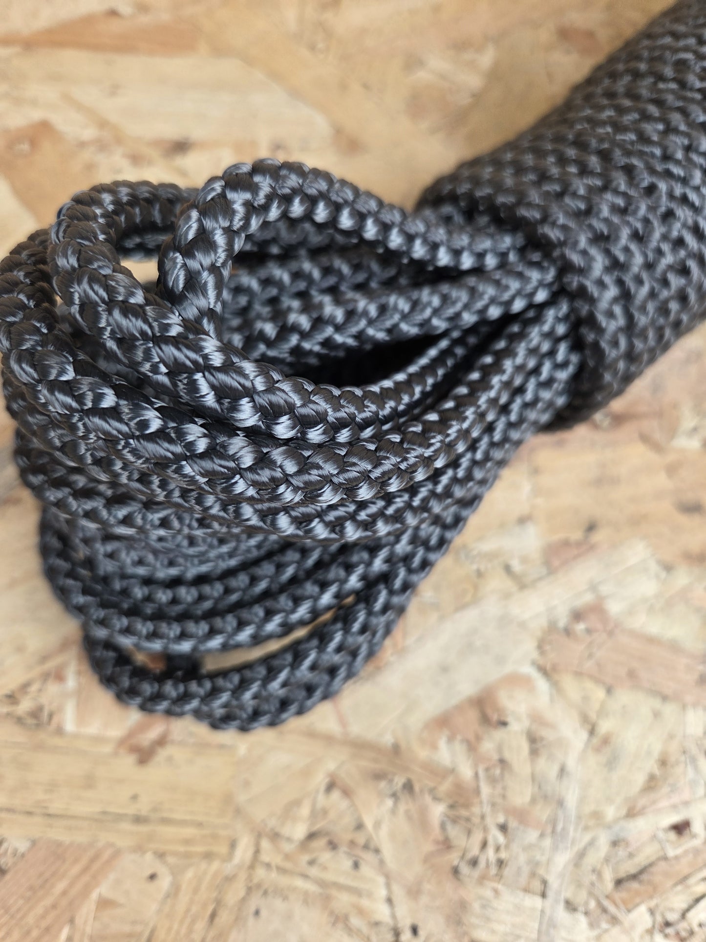 Polyester Rope 8 Plait Navy Blue 9mm x 20m Strong Heavy Duty Boating DIY Camping Garden Mooring Boat Chandlery