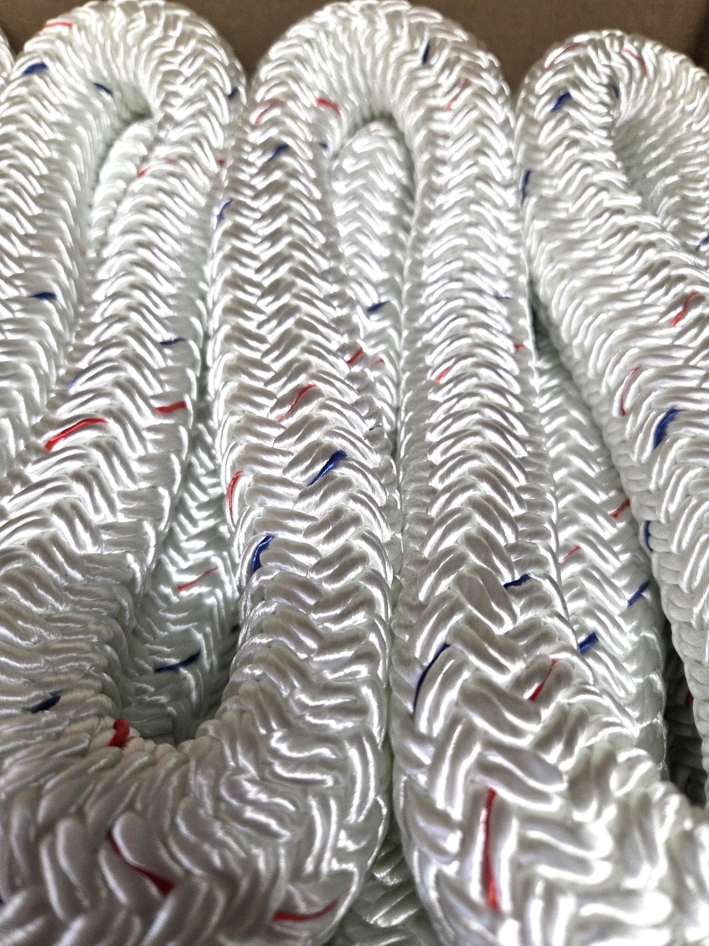 Polyester Rope Double Braid White 32mm x 13m Strong Heavy Duty Boating DIY Camping Garden Mooring Boat Chandlery