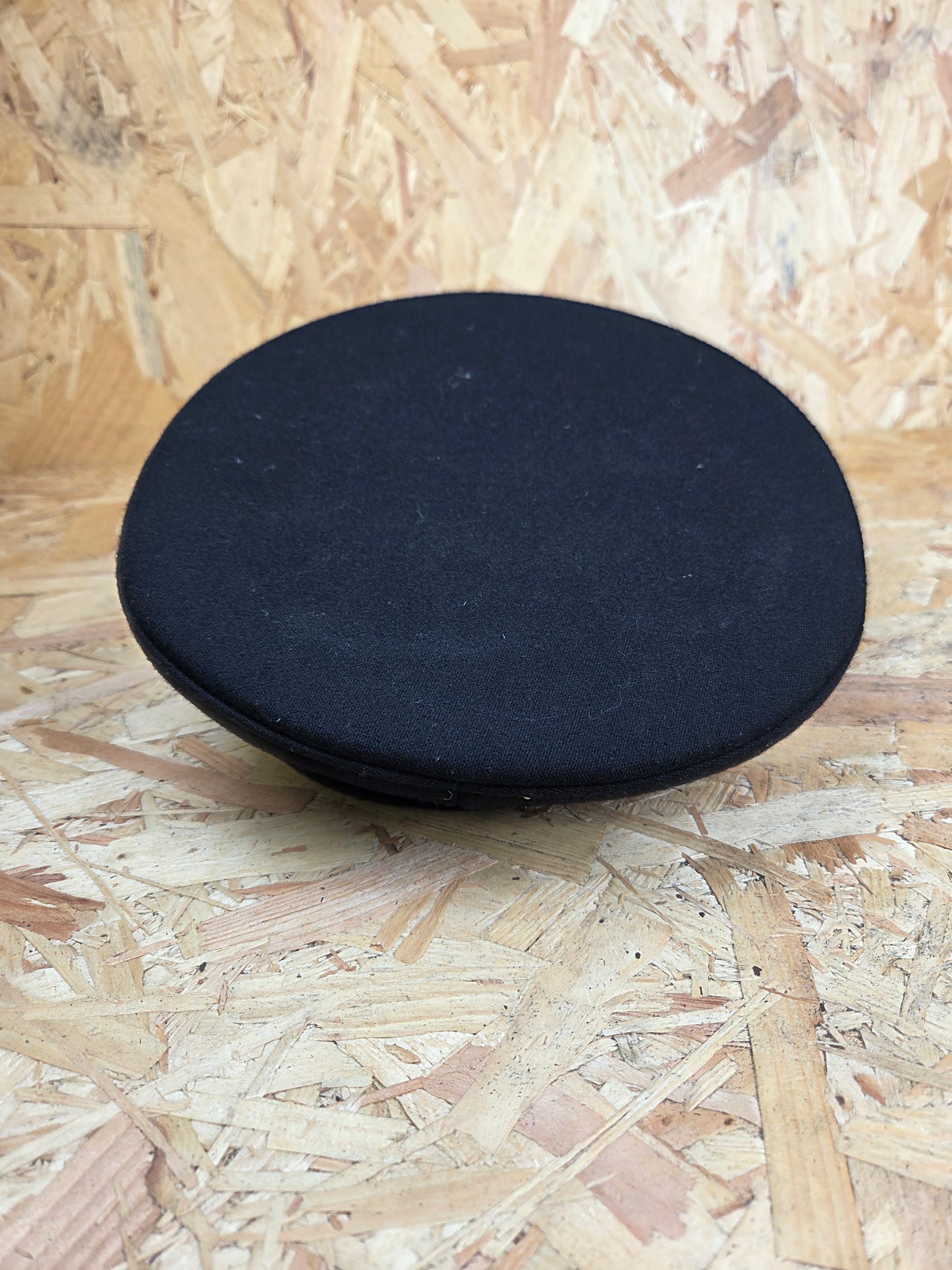 British Police Volunteer Cadet Black Peaked Cap Royal Blue and White Band Bobby Hat Fancy Dress TV Film Theatre Size 58