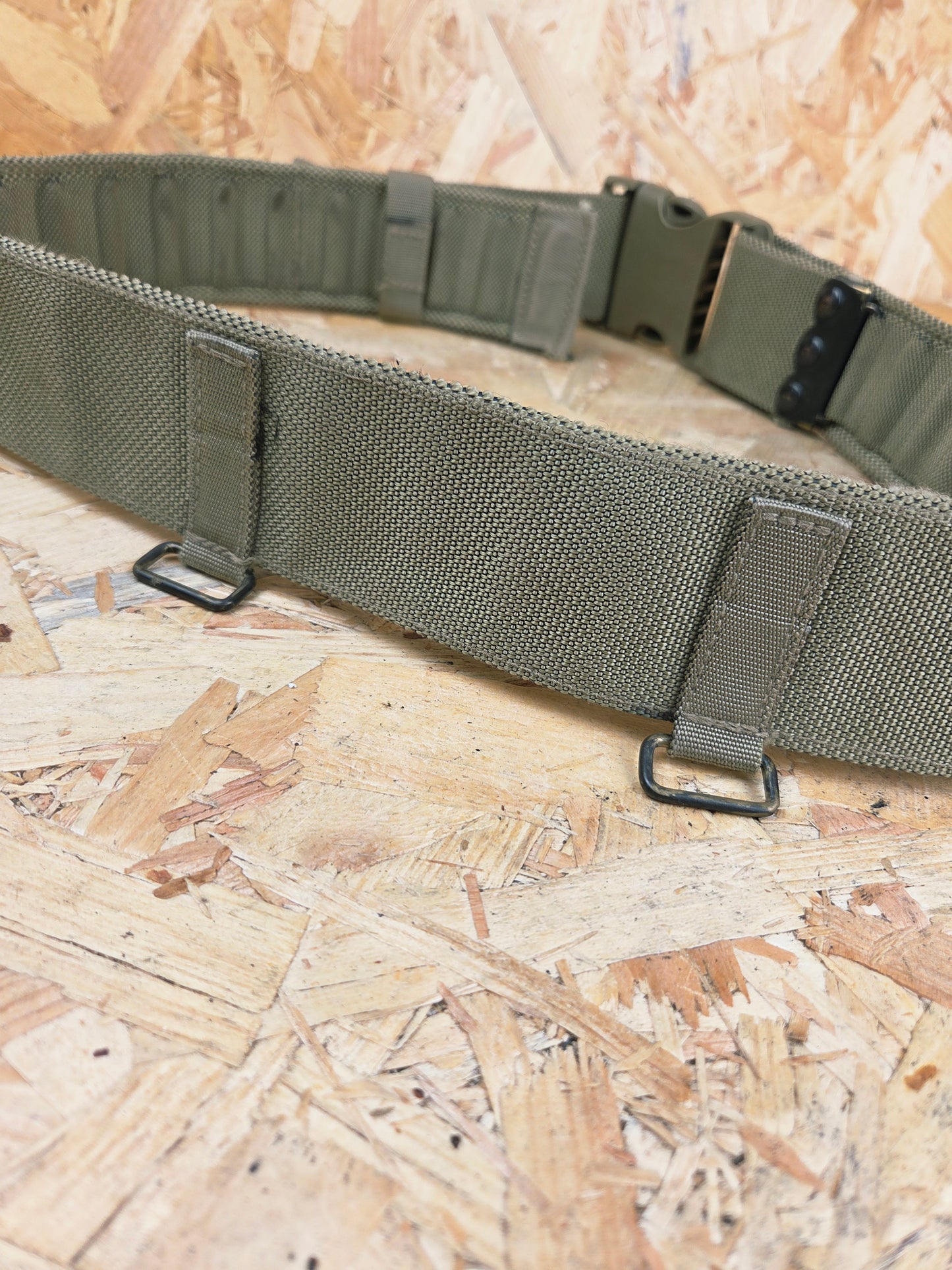 Genuine British Army Belt Light Olive Green Waist Webbing Military Surplus Cadet Equipment Airsoft Paintball Medium