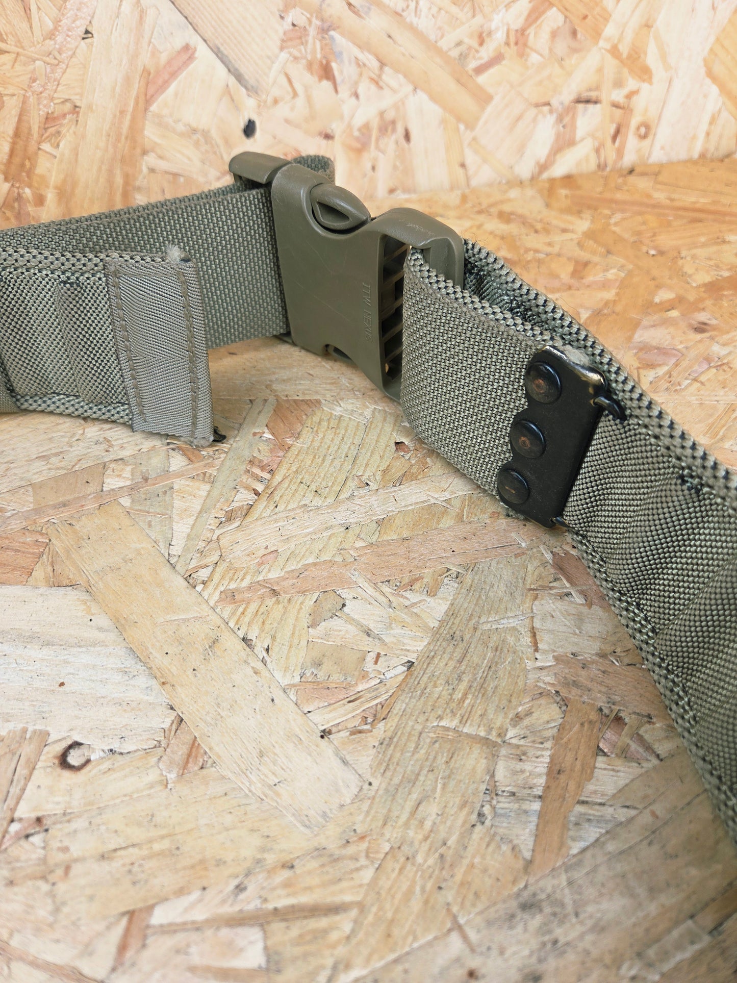 Genuine British Army Belt Light Olive Green Waist Webbing Military Surplus Cadet Equipment Airsoft Paintball Medium