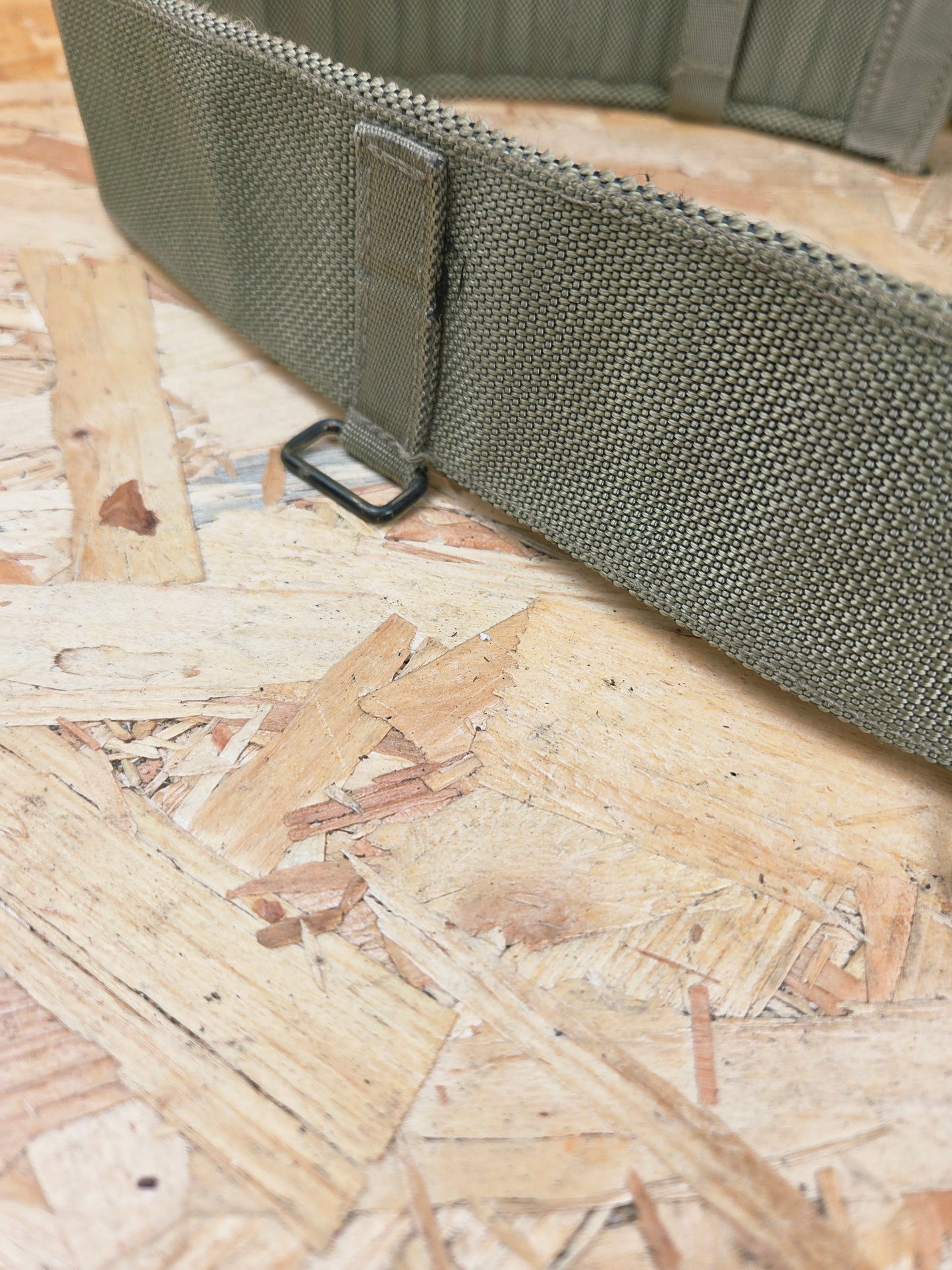 Genuine British Army Belt Light Olive Green Waist Webbing Military Surplus Cadet Equipment Airsoft Paintball Medium