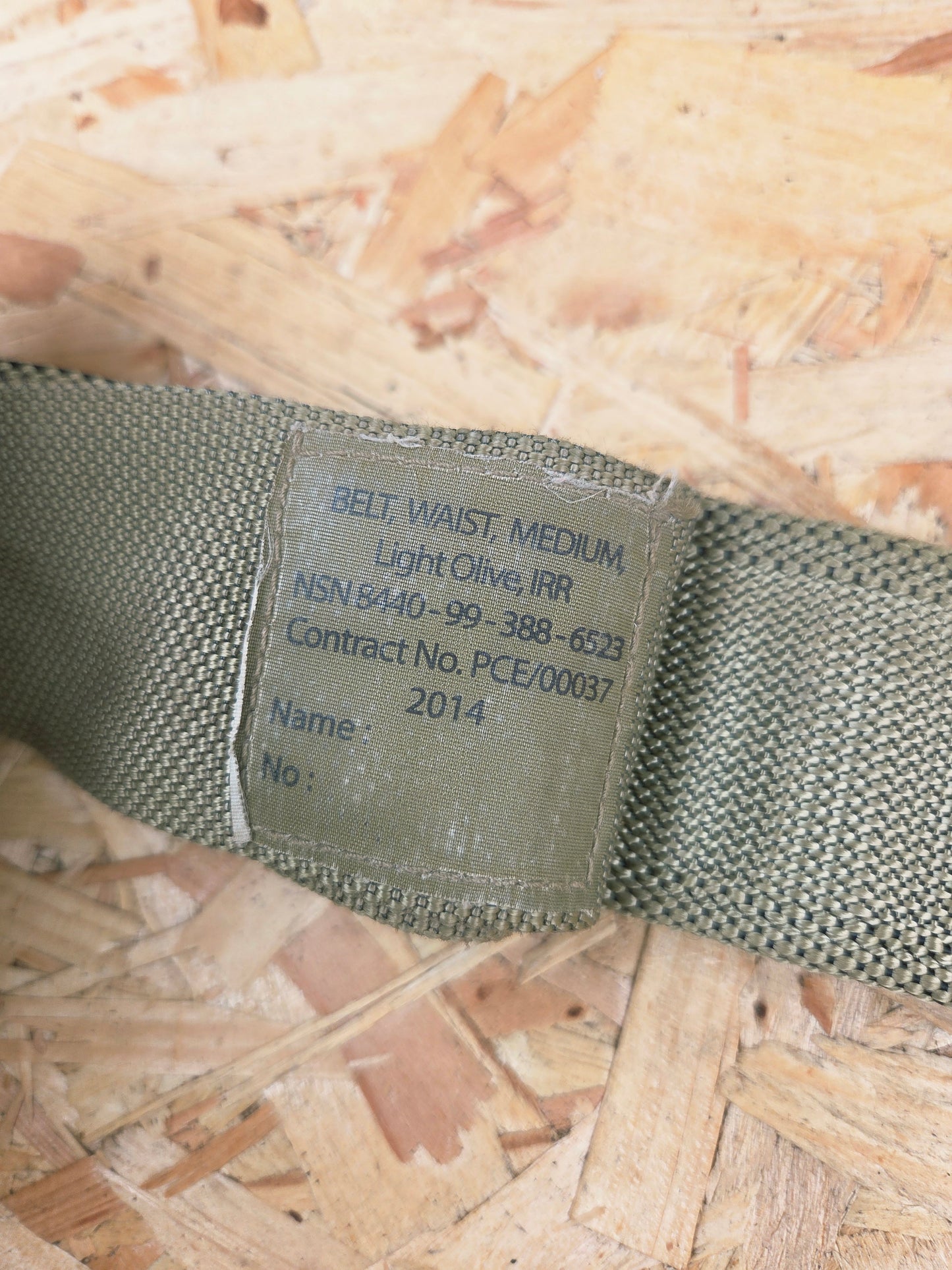 Genuine British Army Belt Light Olive Green Waist Webbing Military Surplus Cadet Equipment Airsoft Paintball Medium
