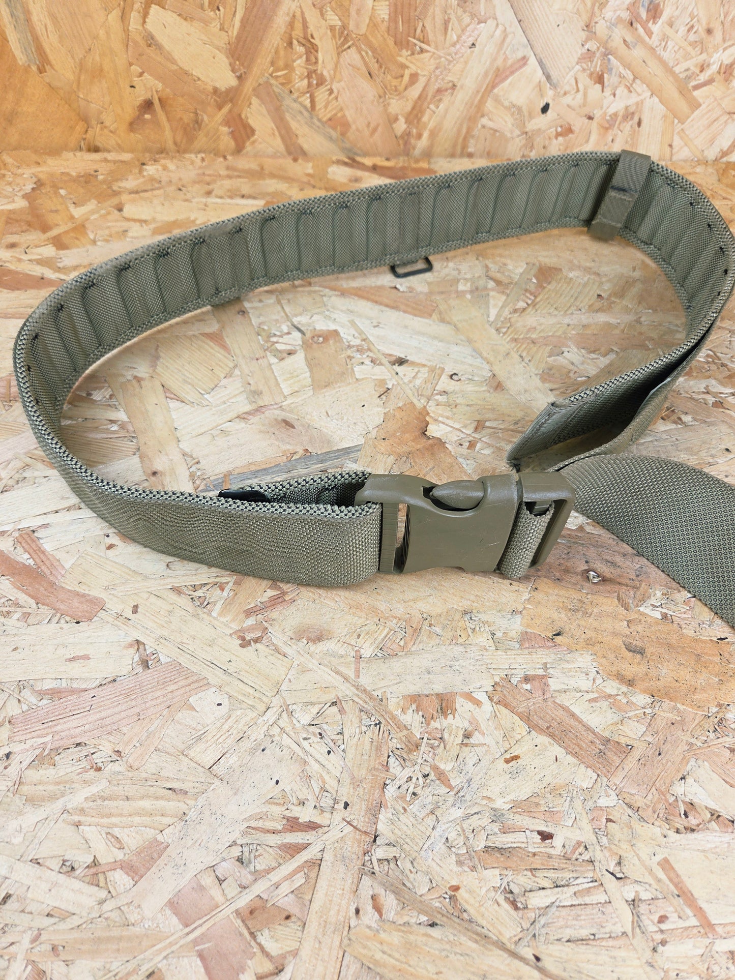 Genuine British Army Belt Light Olive Green Waist Webbing Military Surplus Cadet Equipment Airsoft Paintball Medium