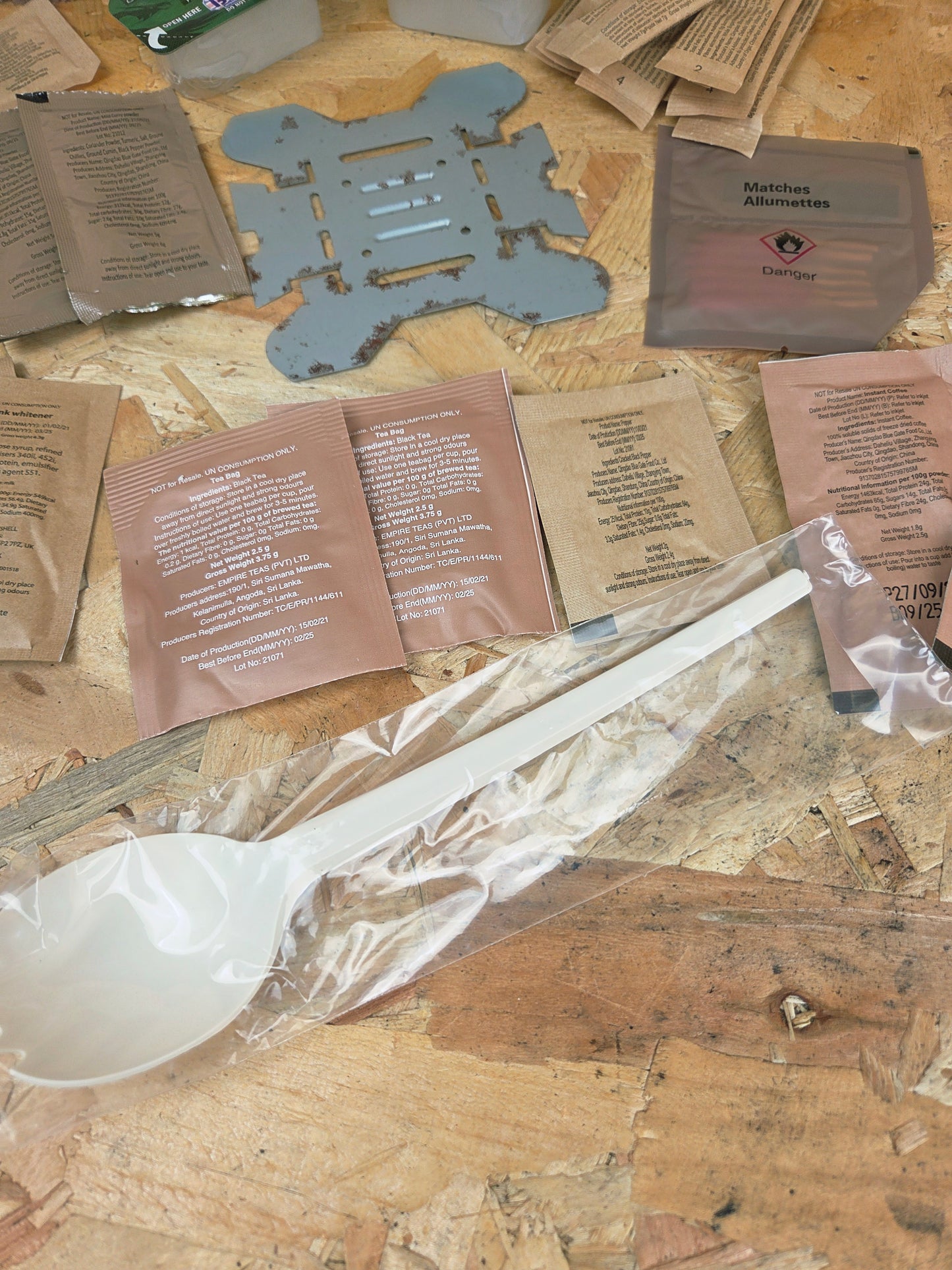 Genuine Military Brew Pack Ration Accessory Field Cooking Kit Fuel Stove Camping Bushcraft Survival Hiking