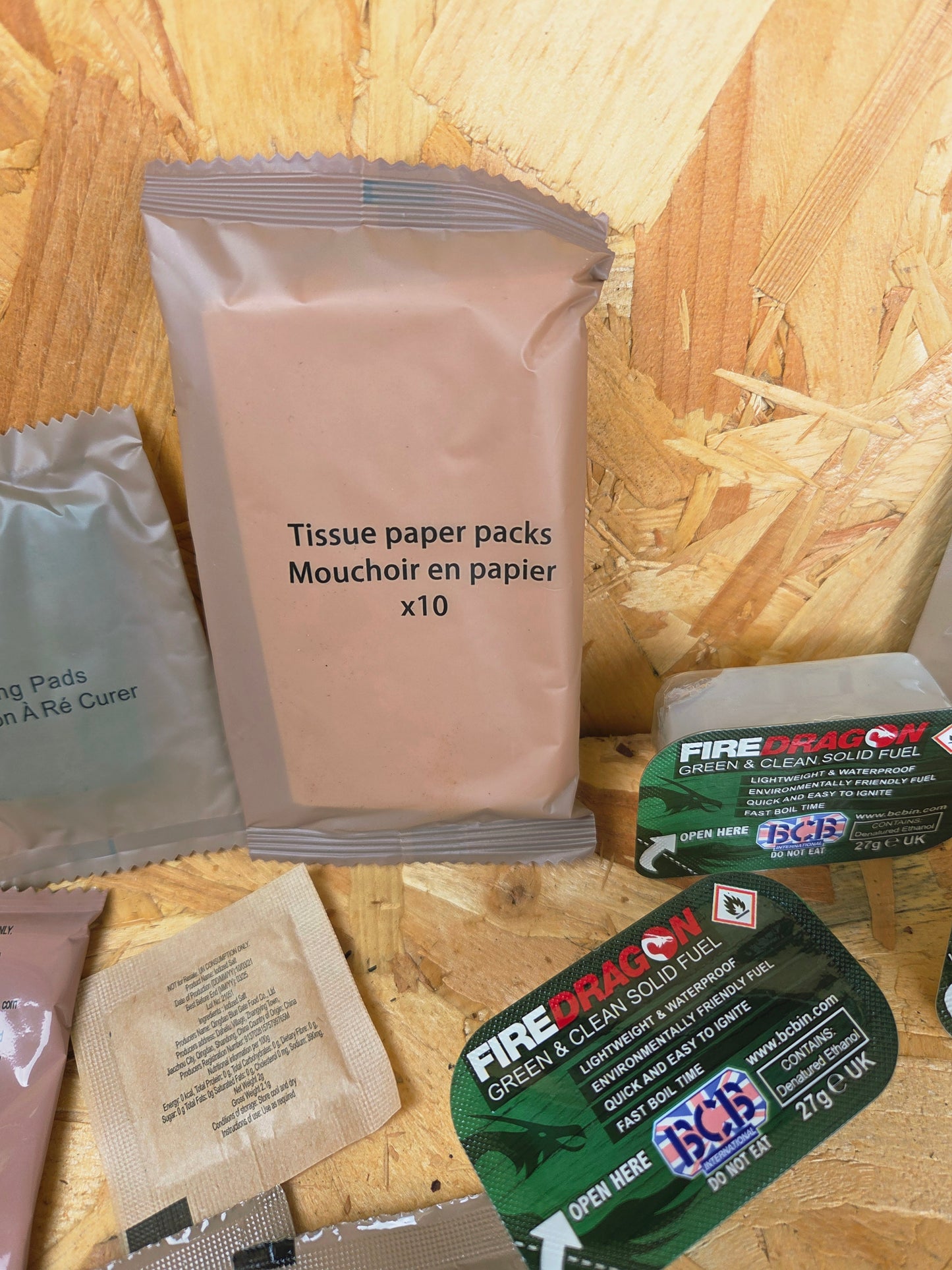 Genuine Military Brew Pack Ration Accessory Field Cooking Kit Fuel Stove Camping Bushcraft Survival Hiking