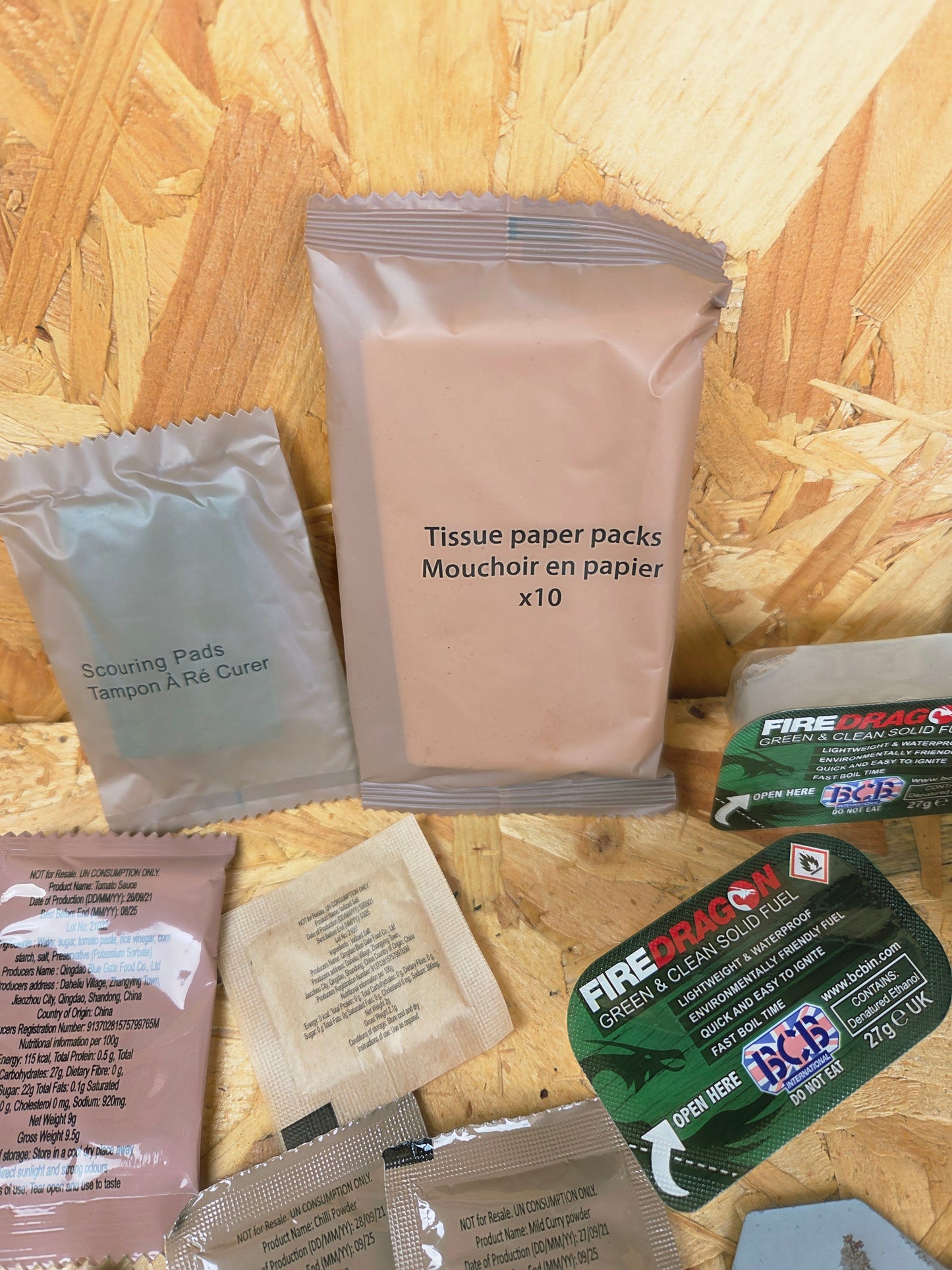Genuine Military Brew Pack Ration Accessory Field Cooking Kit Fuel Stove Camping Bushcraft Survival Hiking