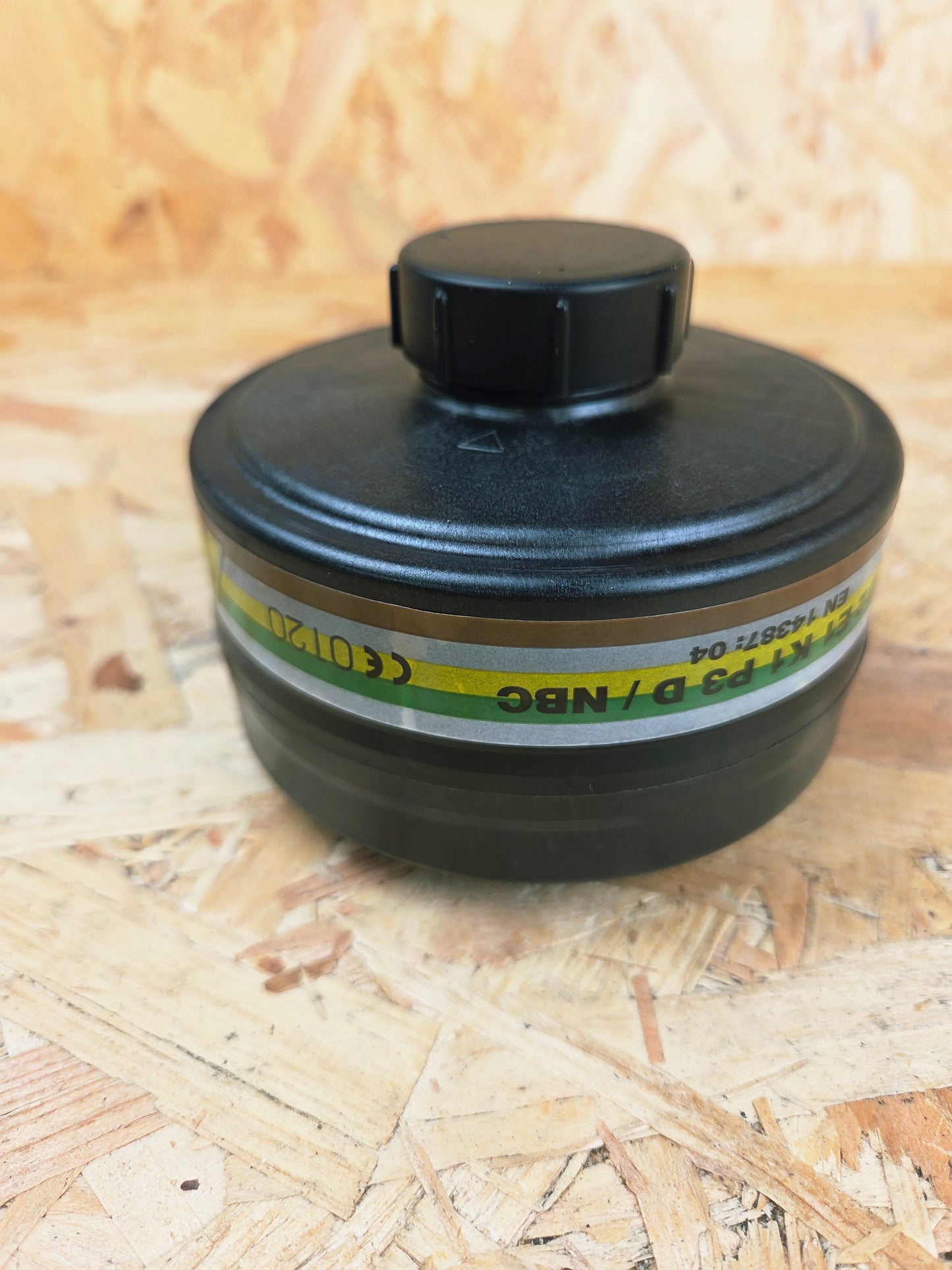 Avon Respirator Filter CBRNF12CE A1 B2 E1 K1 P3Breathing Cartridge 40mm Screw Thread FM12 S10 Canister Military Surplus