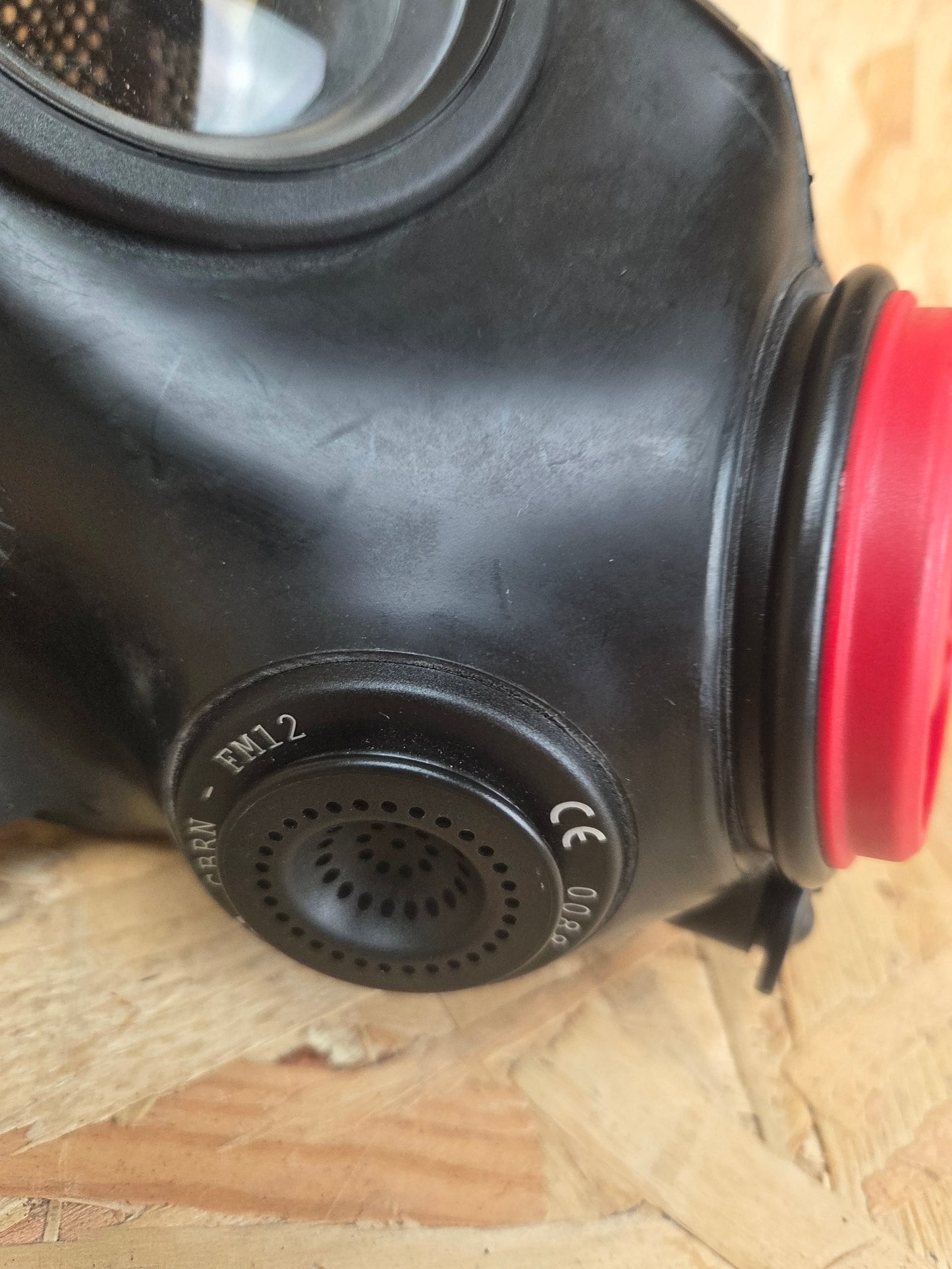 Avon FM12 Respirator Inspector Red CBRN British Army Gas Mask Size 1 2 3 FM 12 Used
