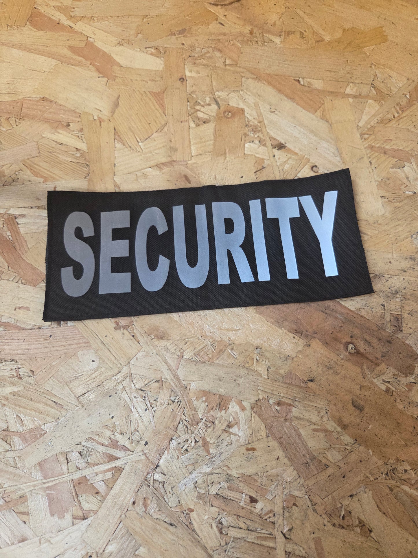 Black Security Tactical Vest With Klickfast Docks and Reflective Strips - One Size