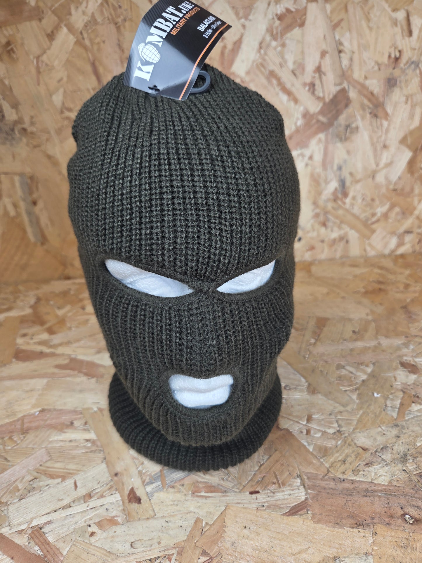 Balaclava - Olive Green Three Hole
