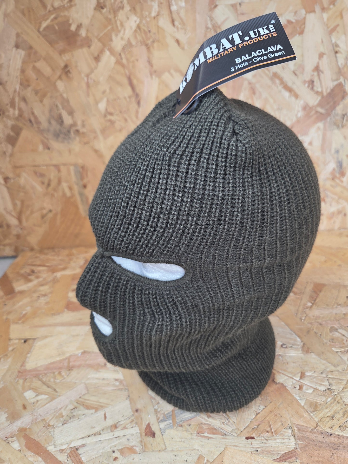 Balaclava - Olive Green Three Hole