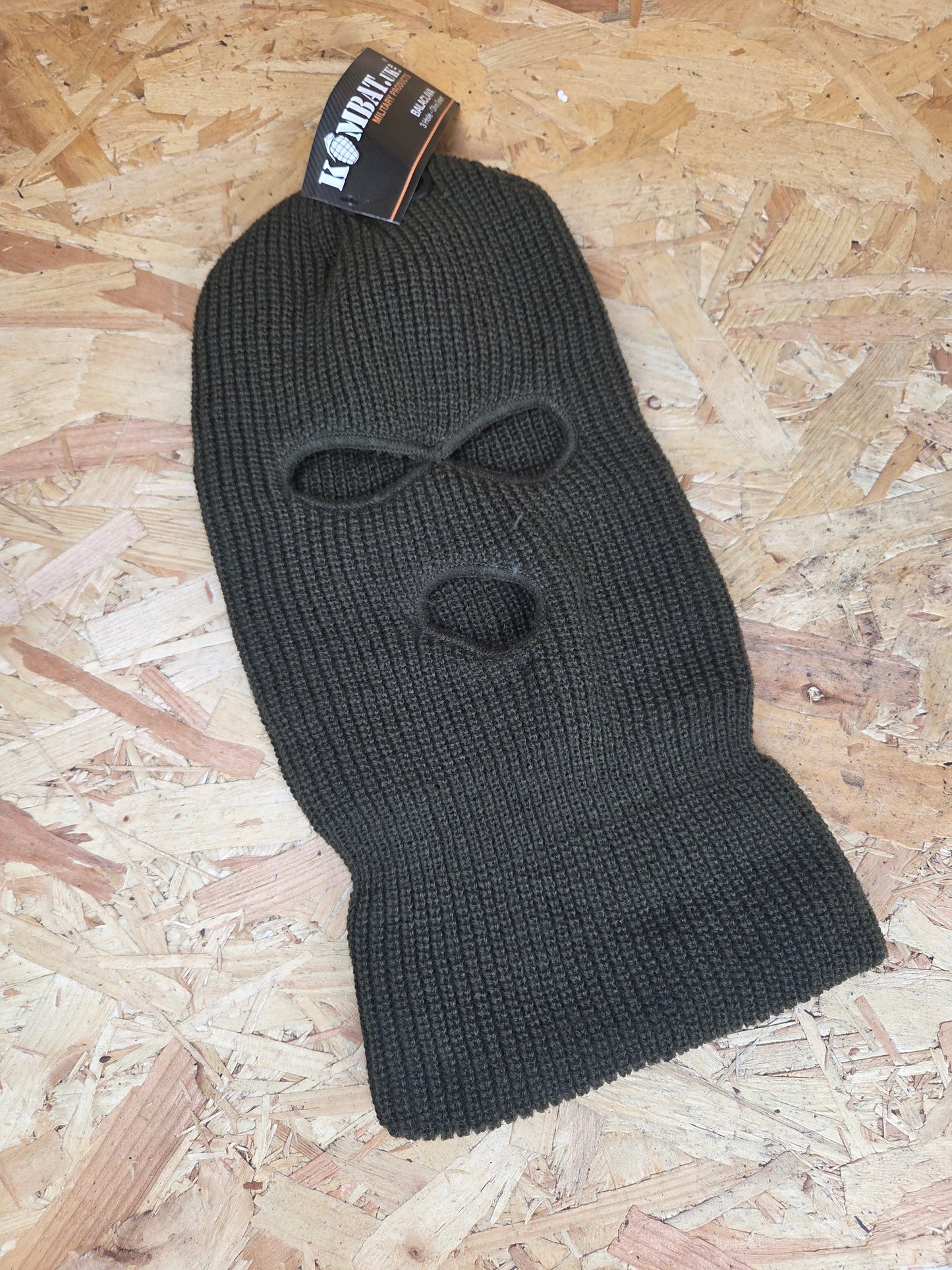Balaclava - Olive Green Three Hole