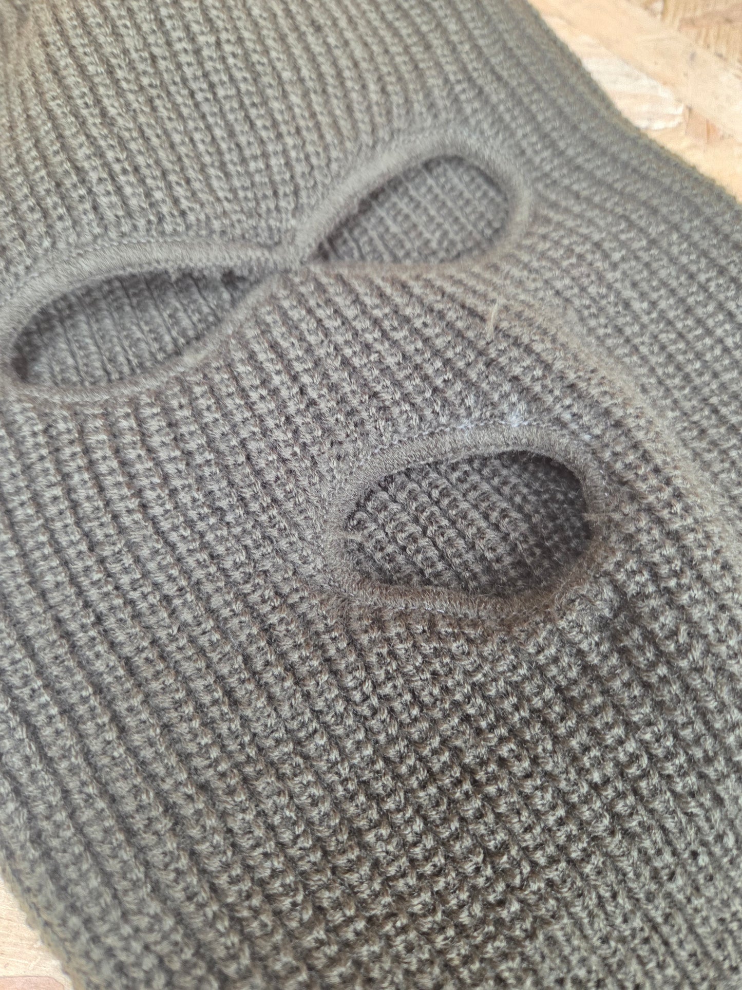 Balaclava - Olive Green Three Hole