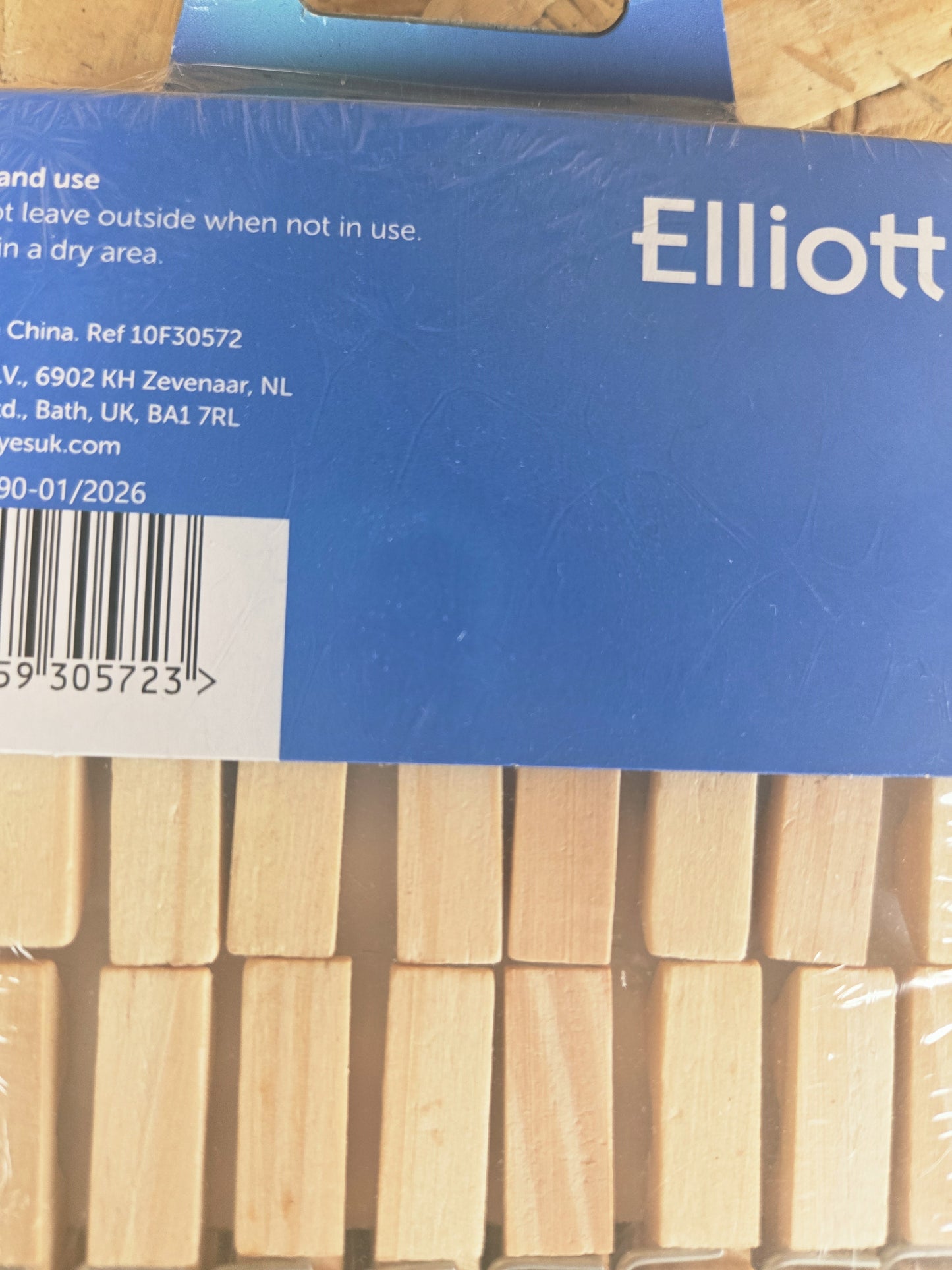 Wooden Clothes Pegs X 36