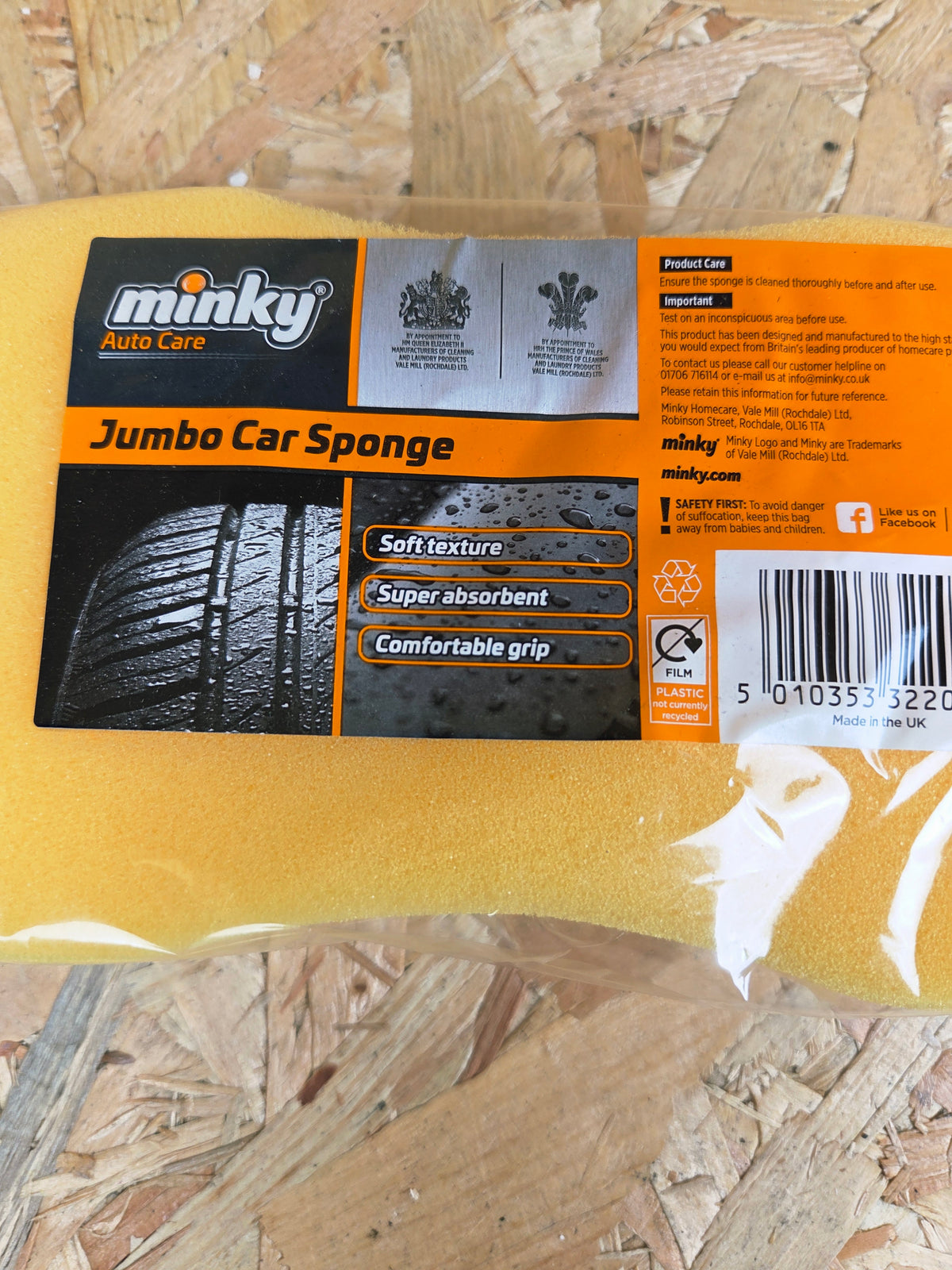 Jumbo Car Sponge - Super Absorbent