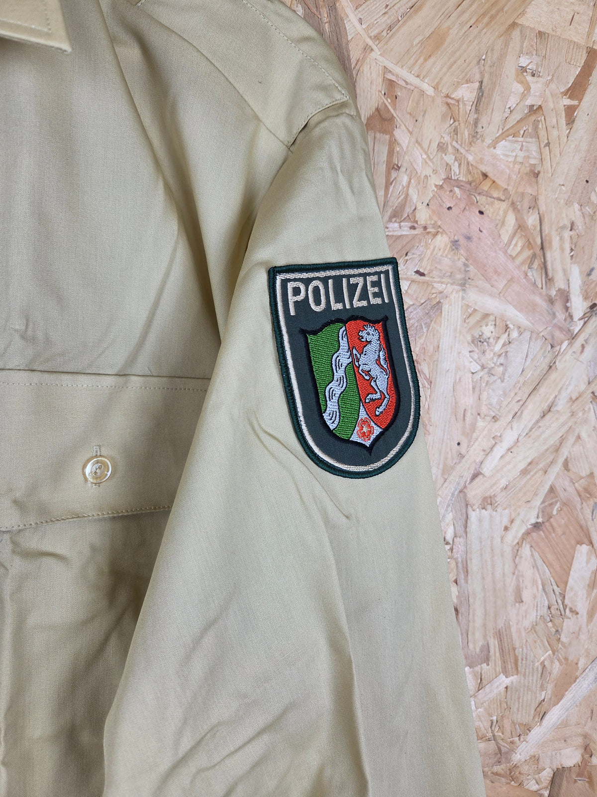 Genuine German Police Dress Shirt - Tan