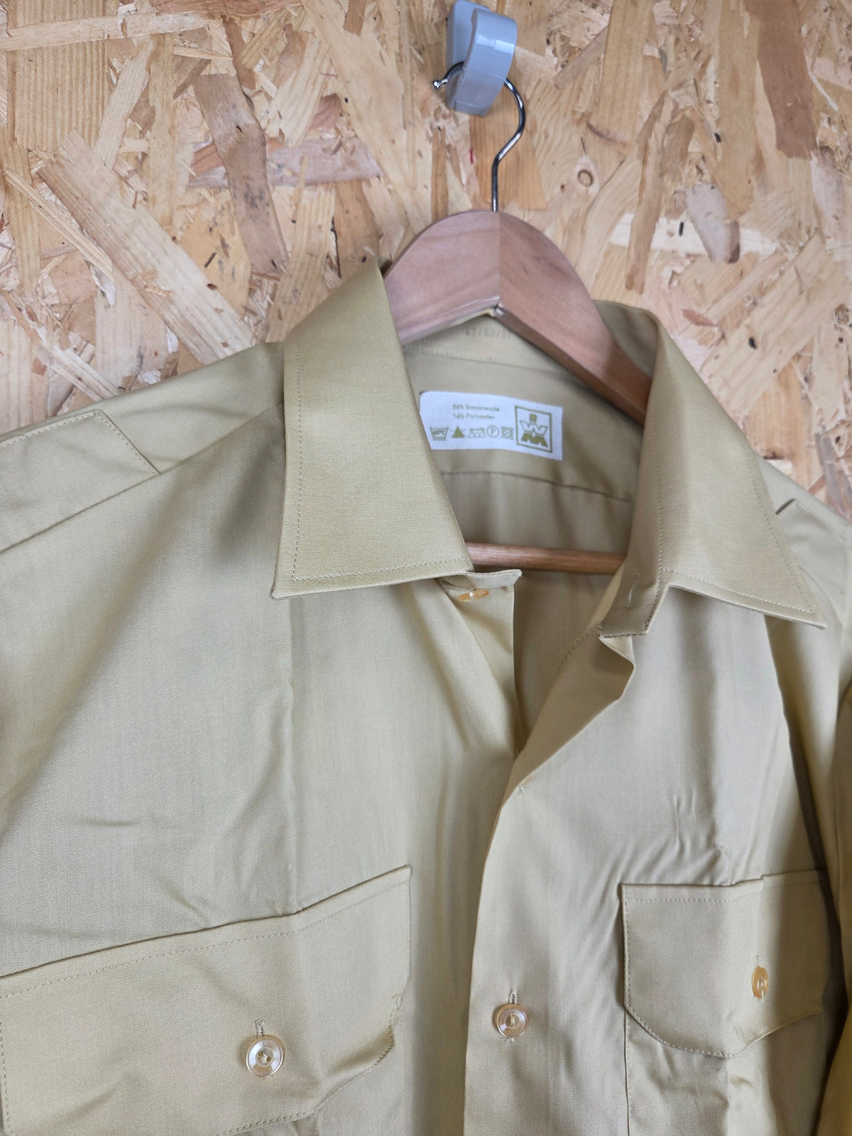 Genuine German Police Dress Shirt - Tan