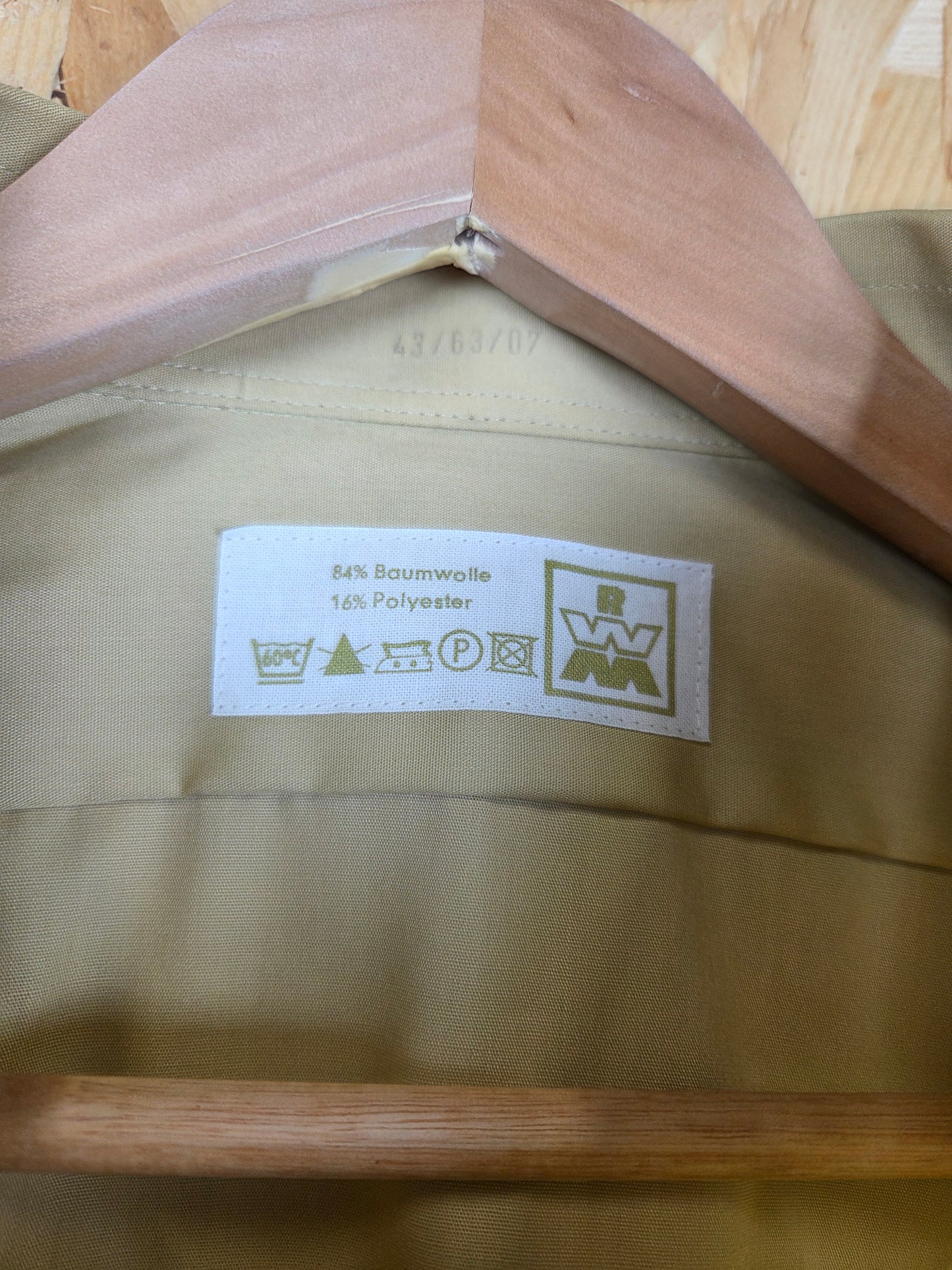 Genuine German Police Dress Shirt - Tan