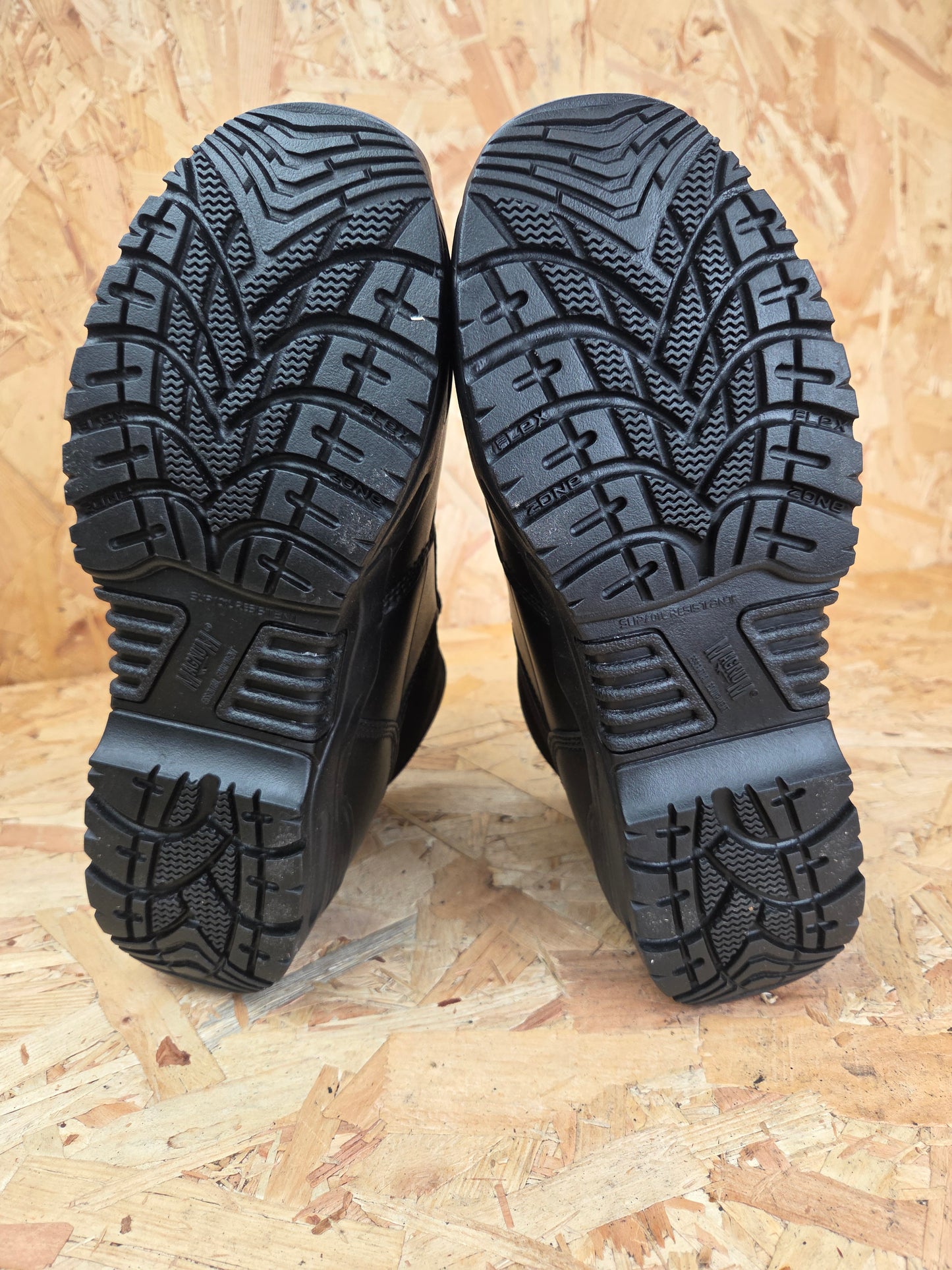 Magnum Royal Mail Steel Toe Leather Safety Boots - Black