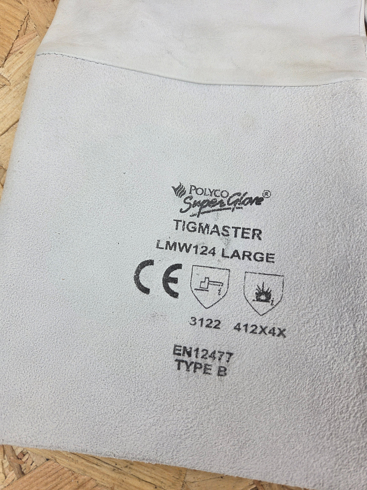 Polyco Tigmaster Welding Gauntlets - Grey